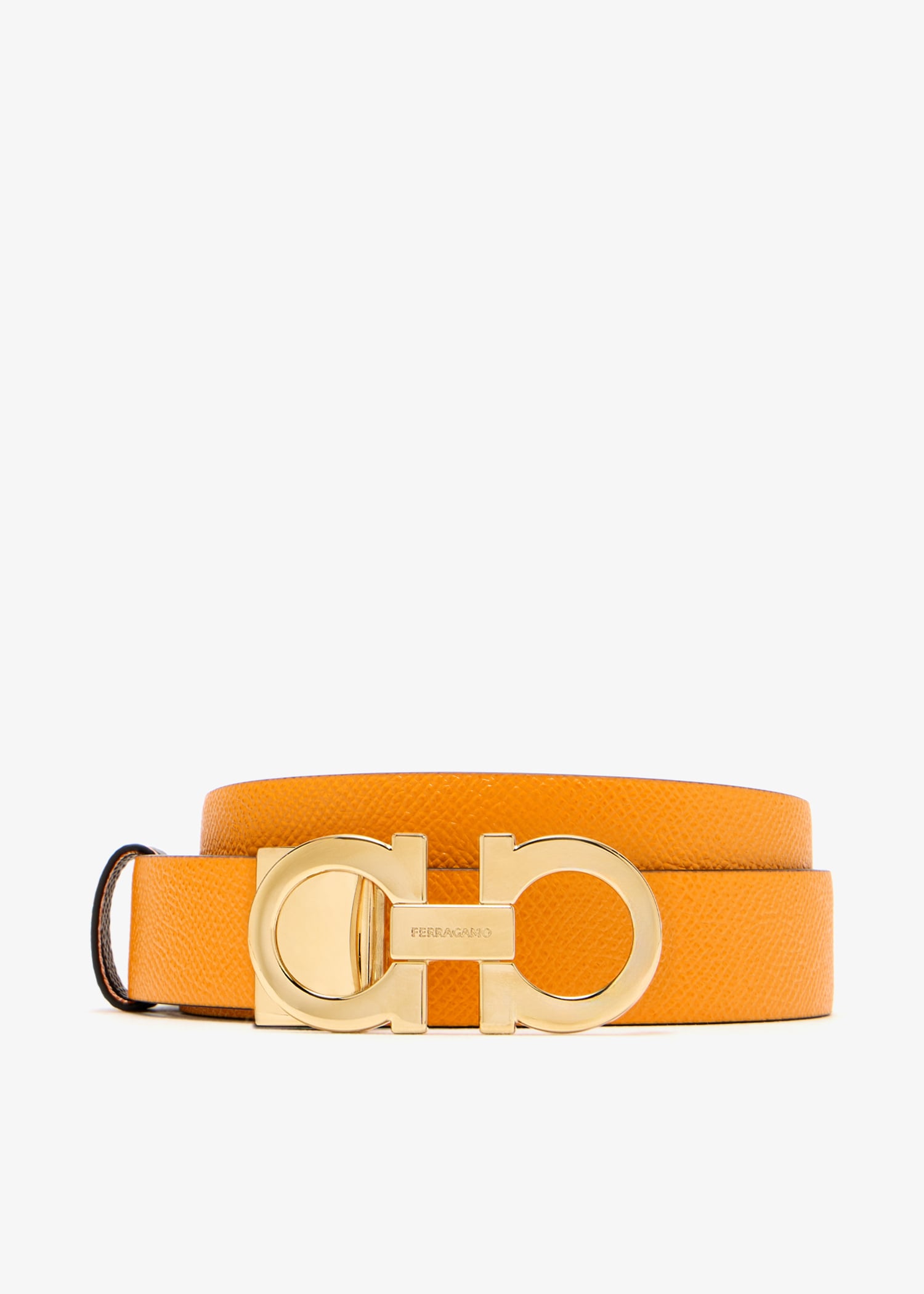 

Gancini reversible belt, Orange