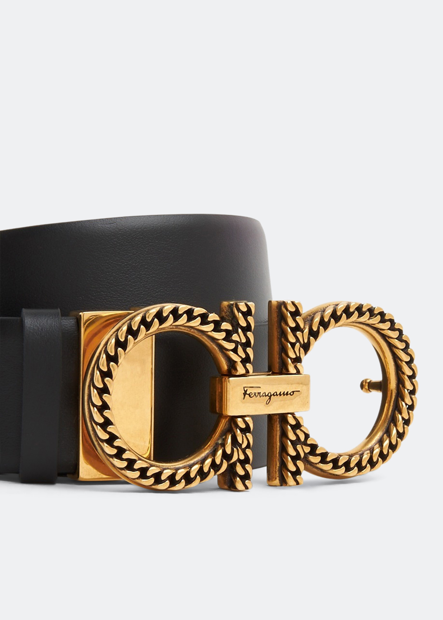 

Gancini belt, Black
