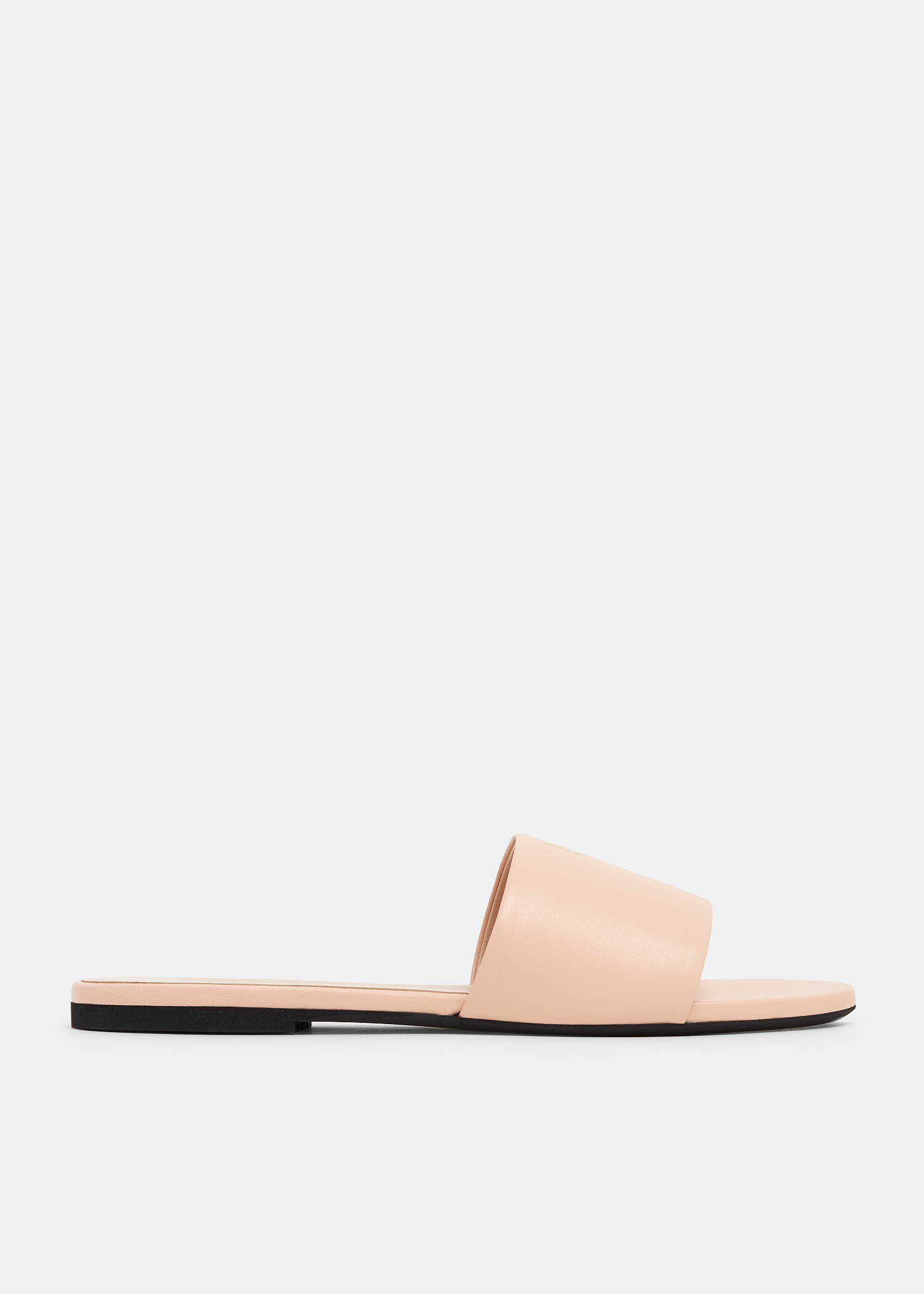 

Logo print slide sandals, Pink