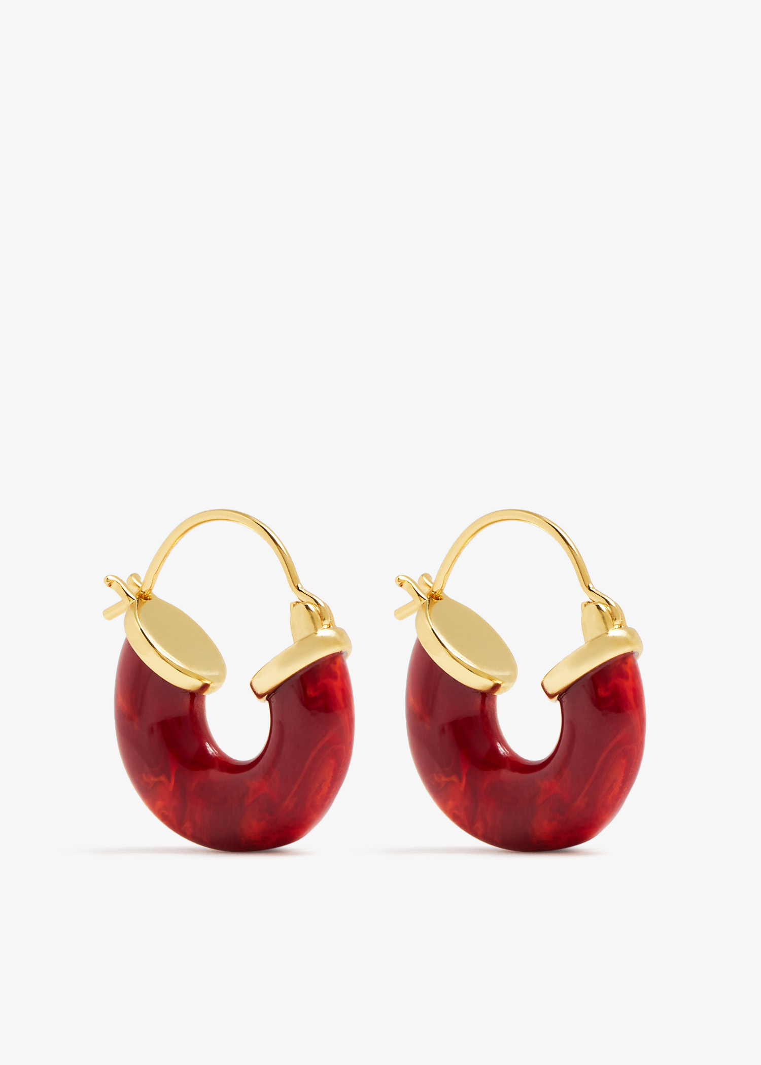 

Petit Swell hoops, Red