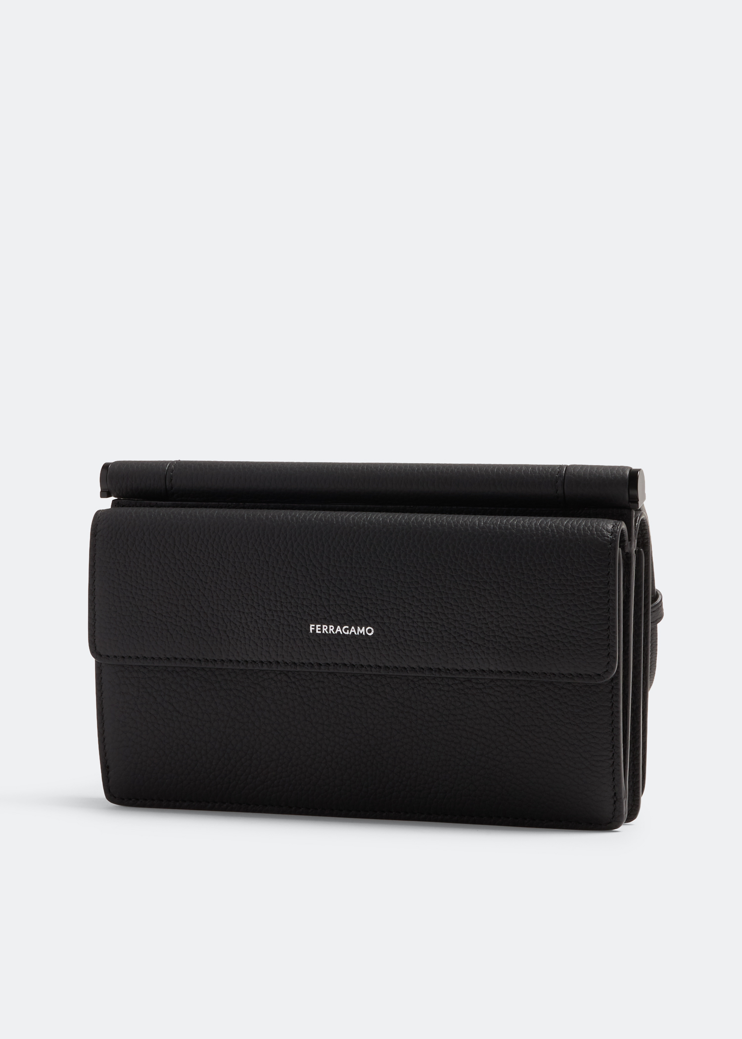 Ferragamo Multi pocket crossbody bag for Men Black in UAE
