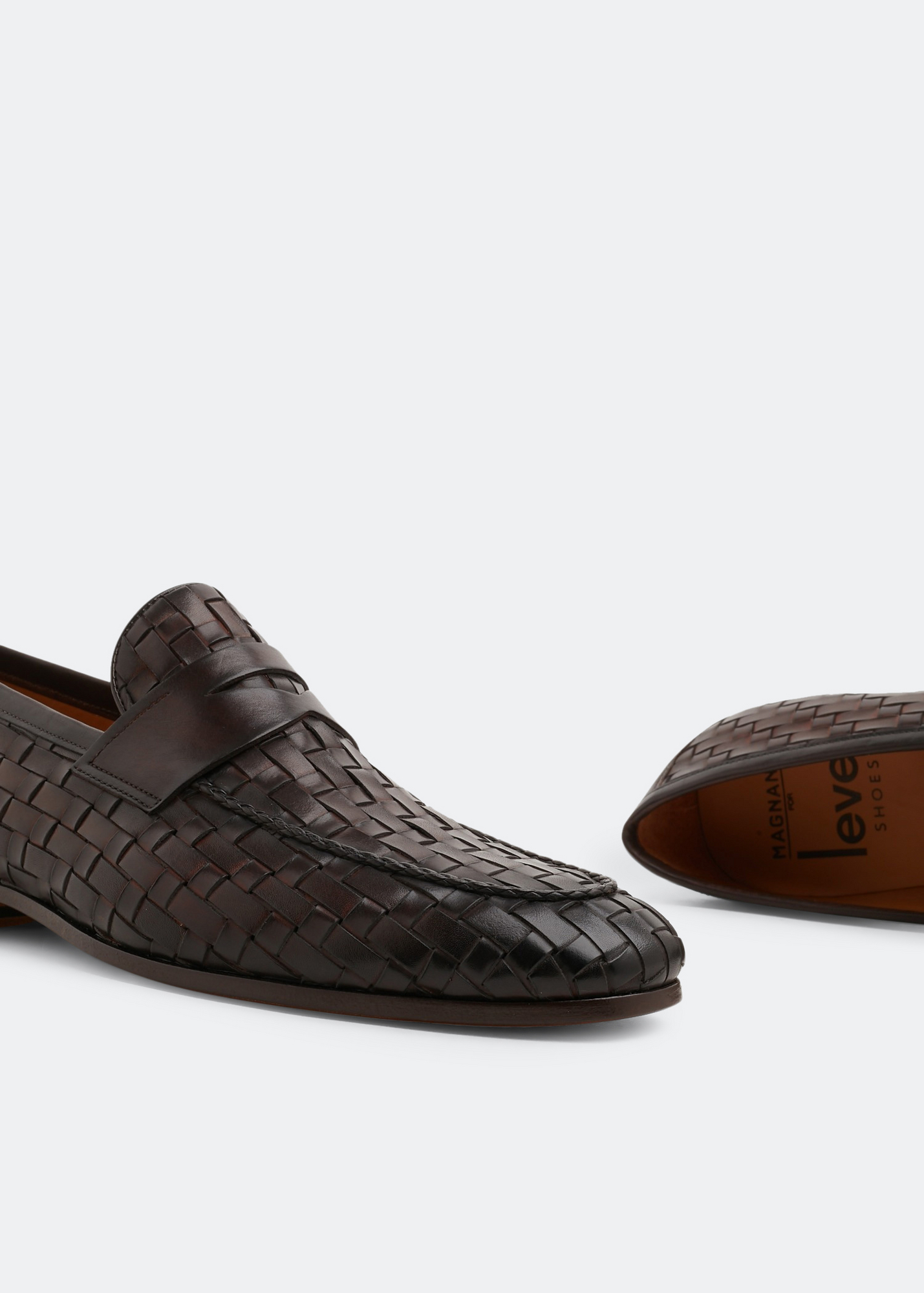

Leather Penny loafers, Brown