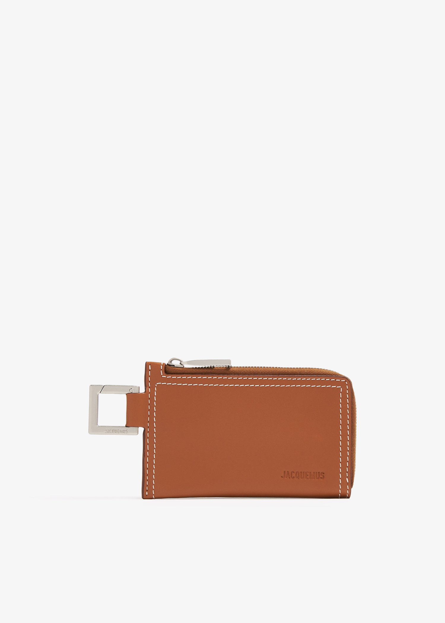

Le Porte-Zippé Cuerda cardholder, Brown