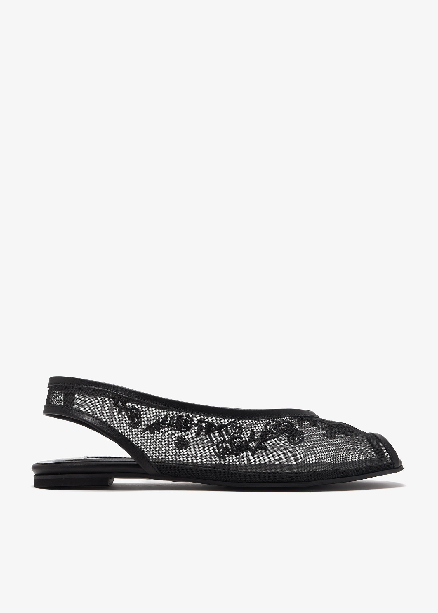 

Mayan slingback sandals, Black
