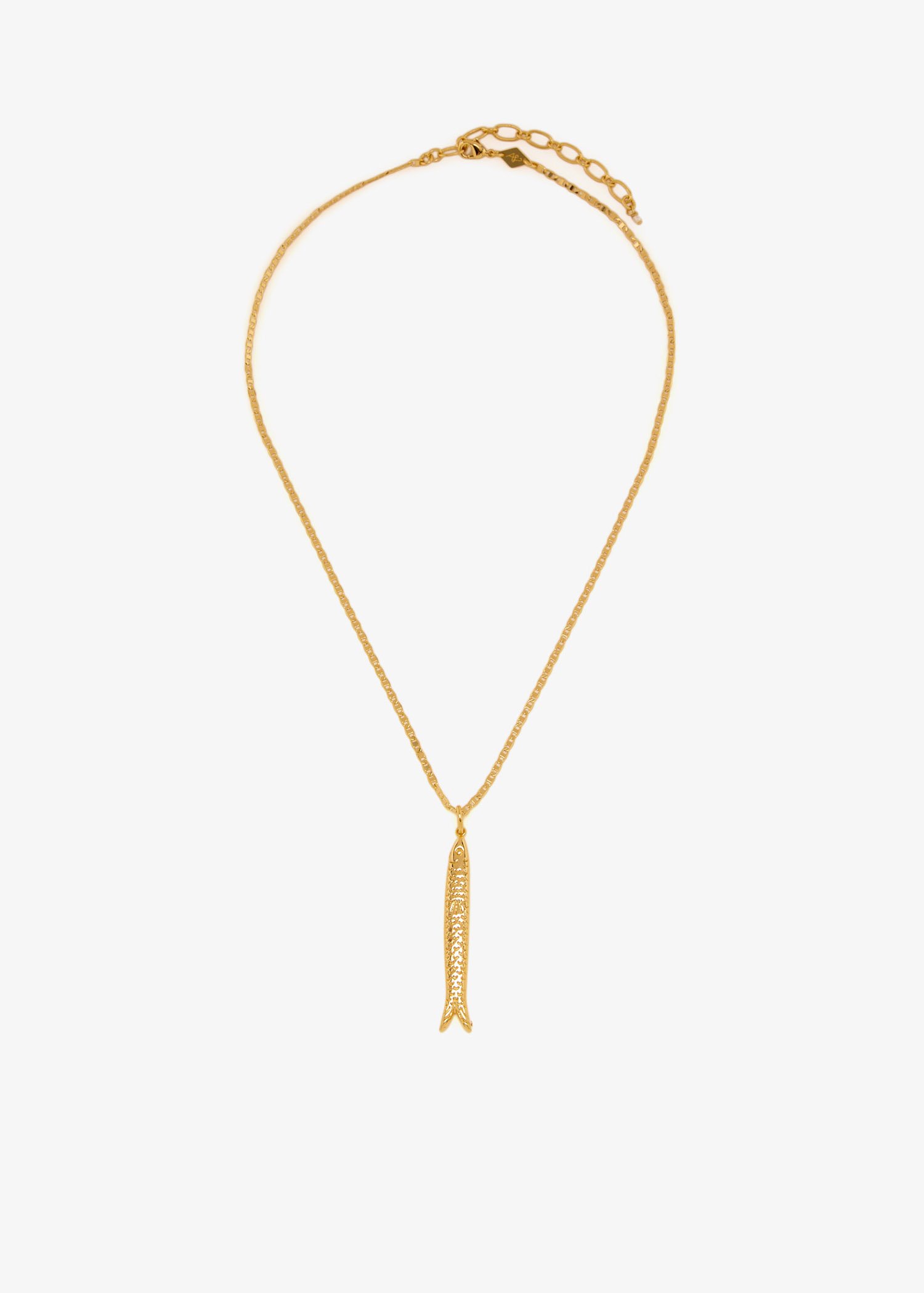 

Hippie Fish necklace, Gold