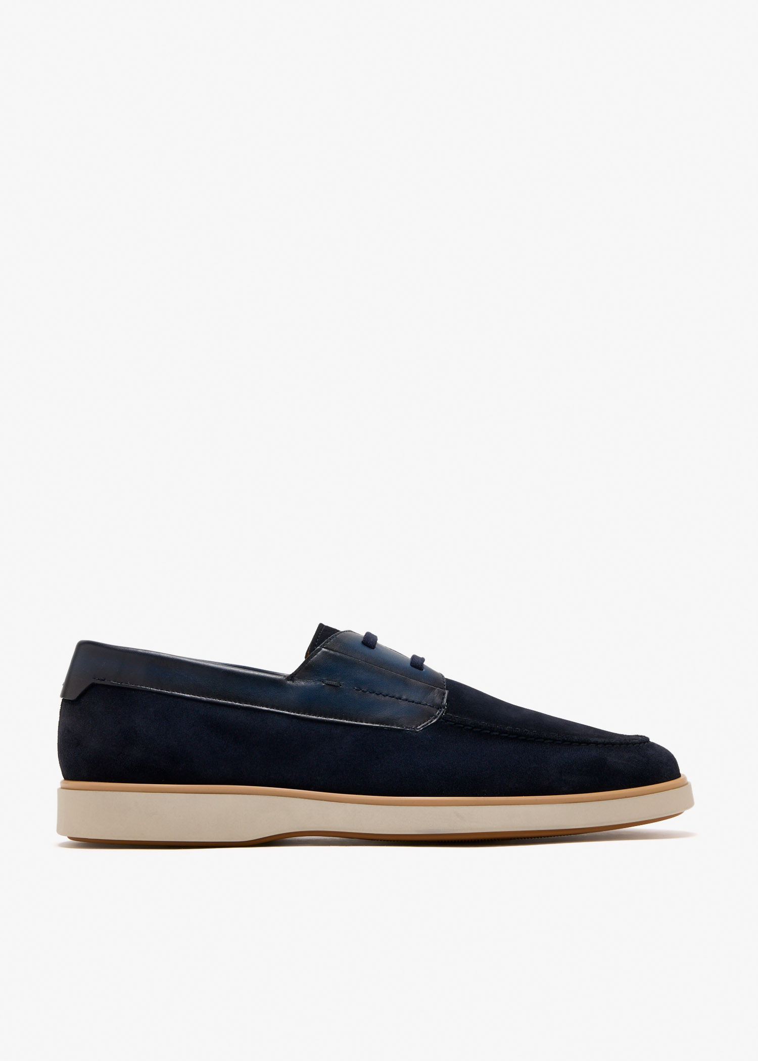 

Suede boat shoes, Navy