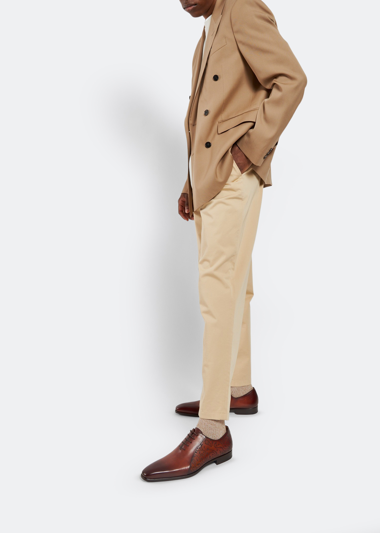 

x Level Shoes Oxford leather shoes, Brown