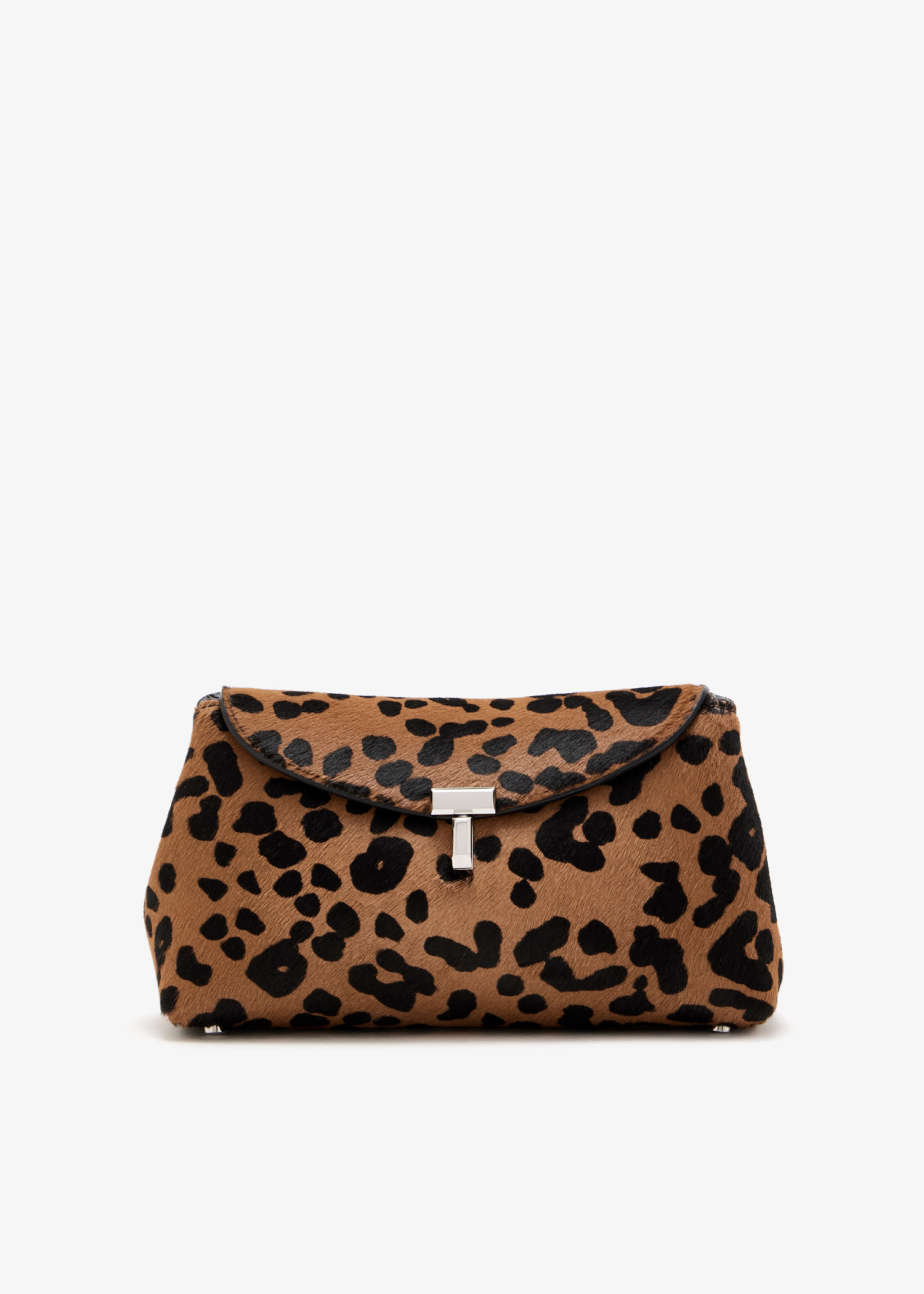 

T-Lock mini clutch, Animal printed