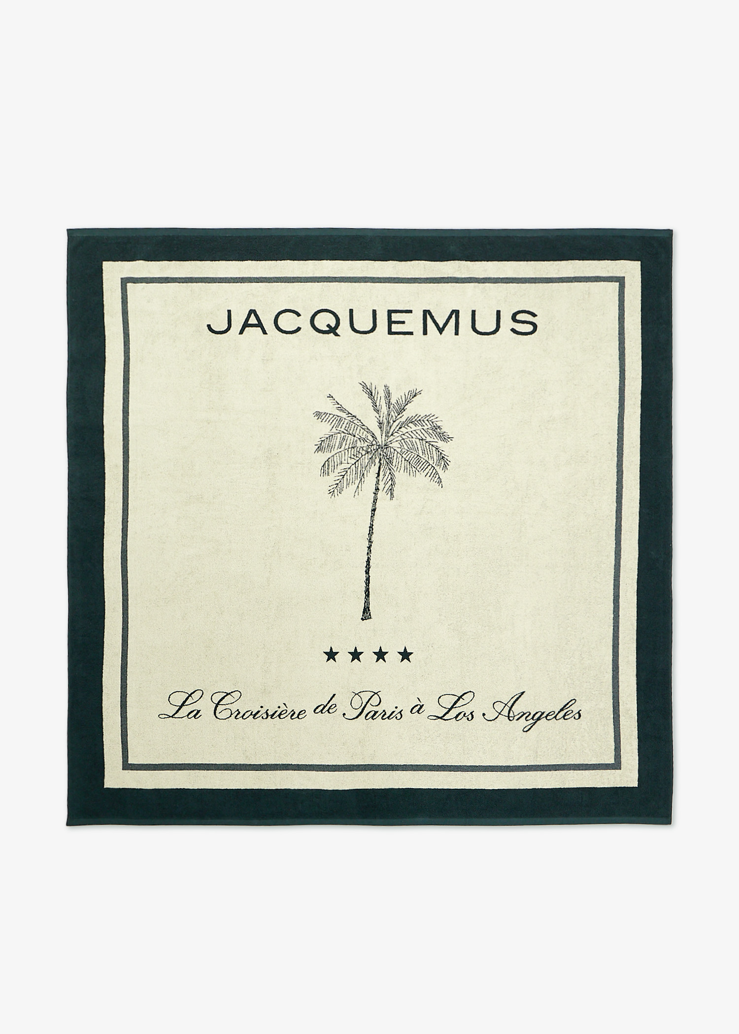 

La Croisière beach towel, Yellow