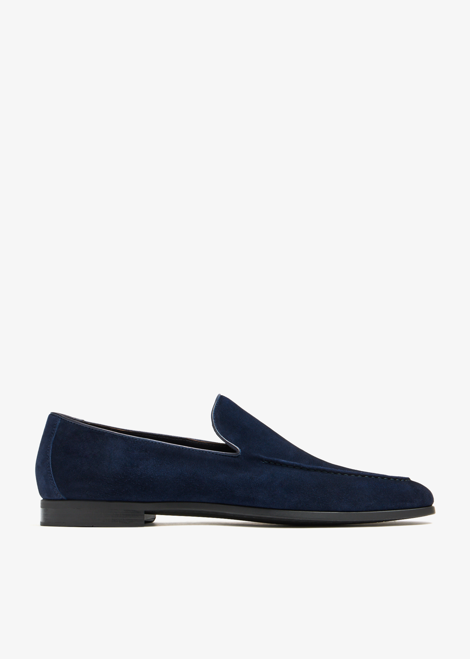 

Suede loafers, Navy