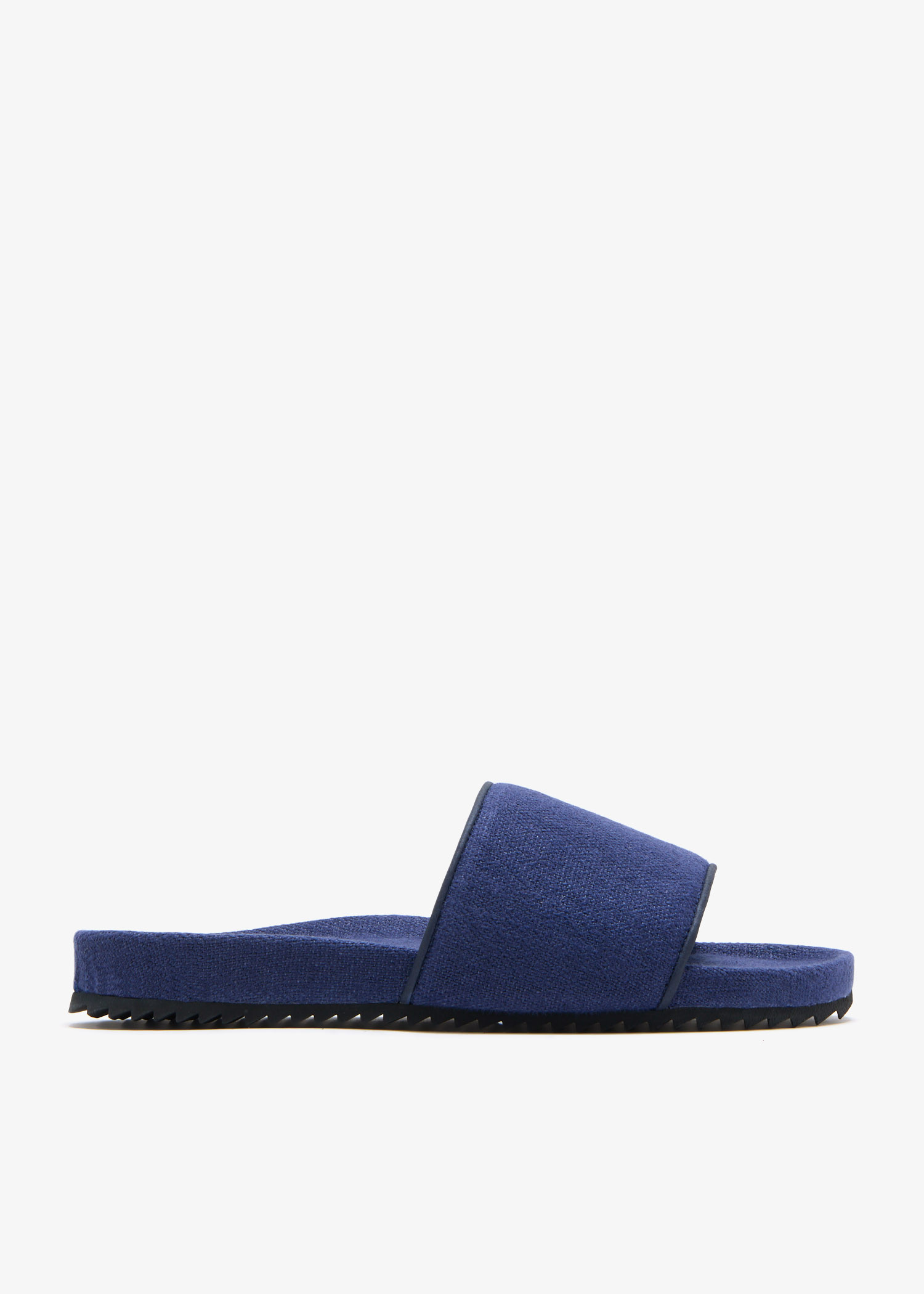 

Renato linen slides, Blue