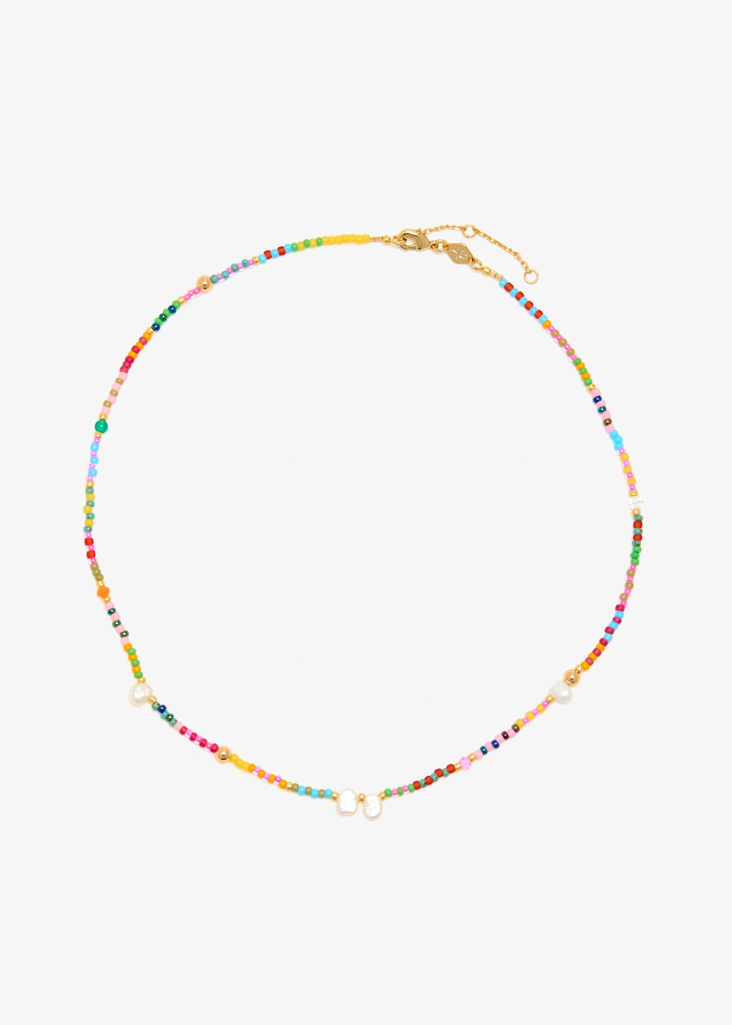 

Bikini Confetti necklace, Multicolored