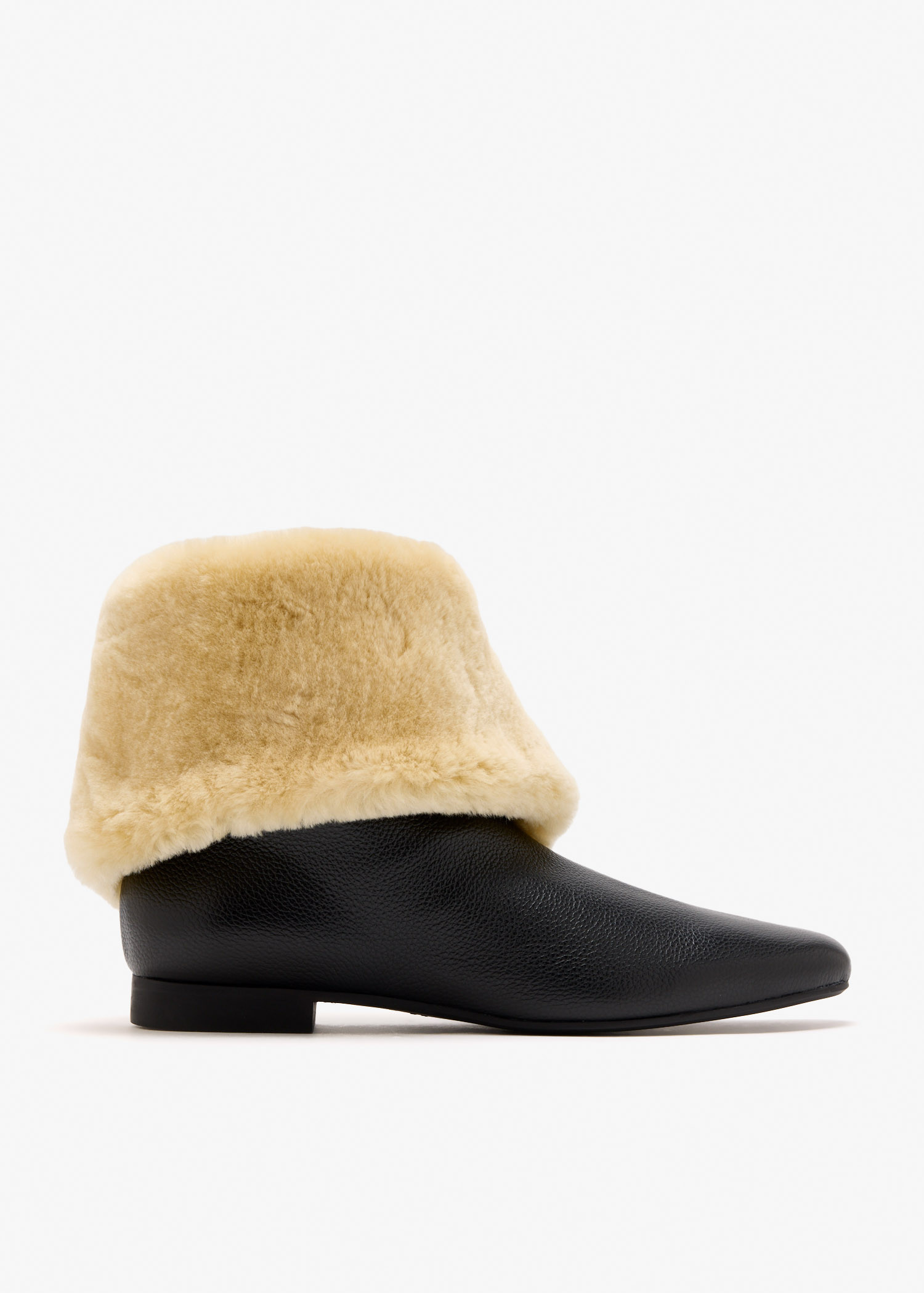 

Downtown shearling boots, Black