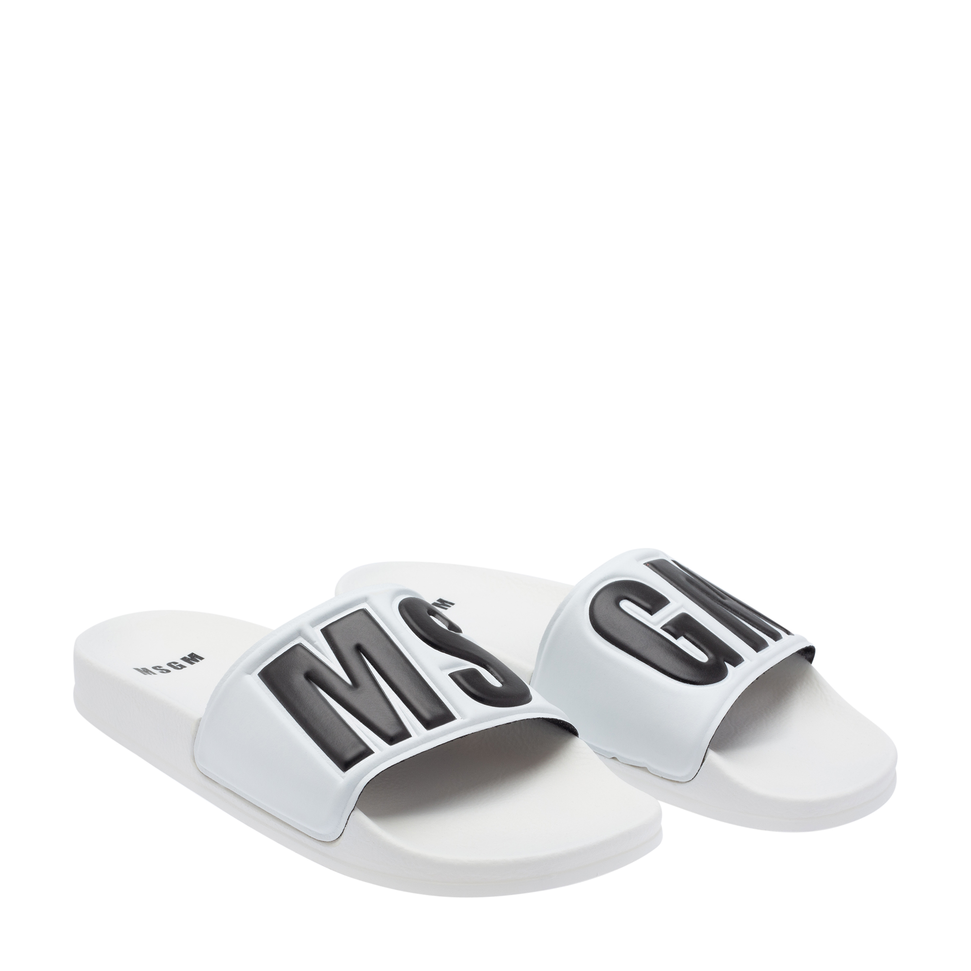 

Logo pool slides, White