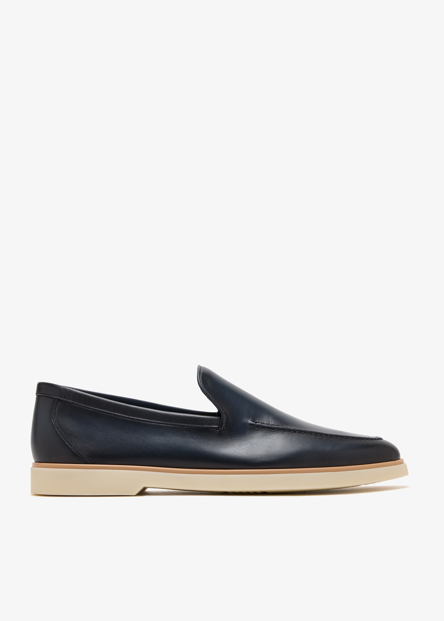 

Leather loafers, Navy