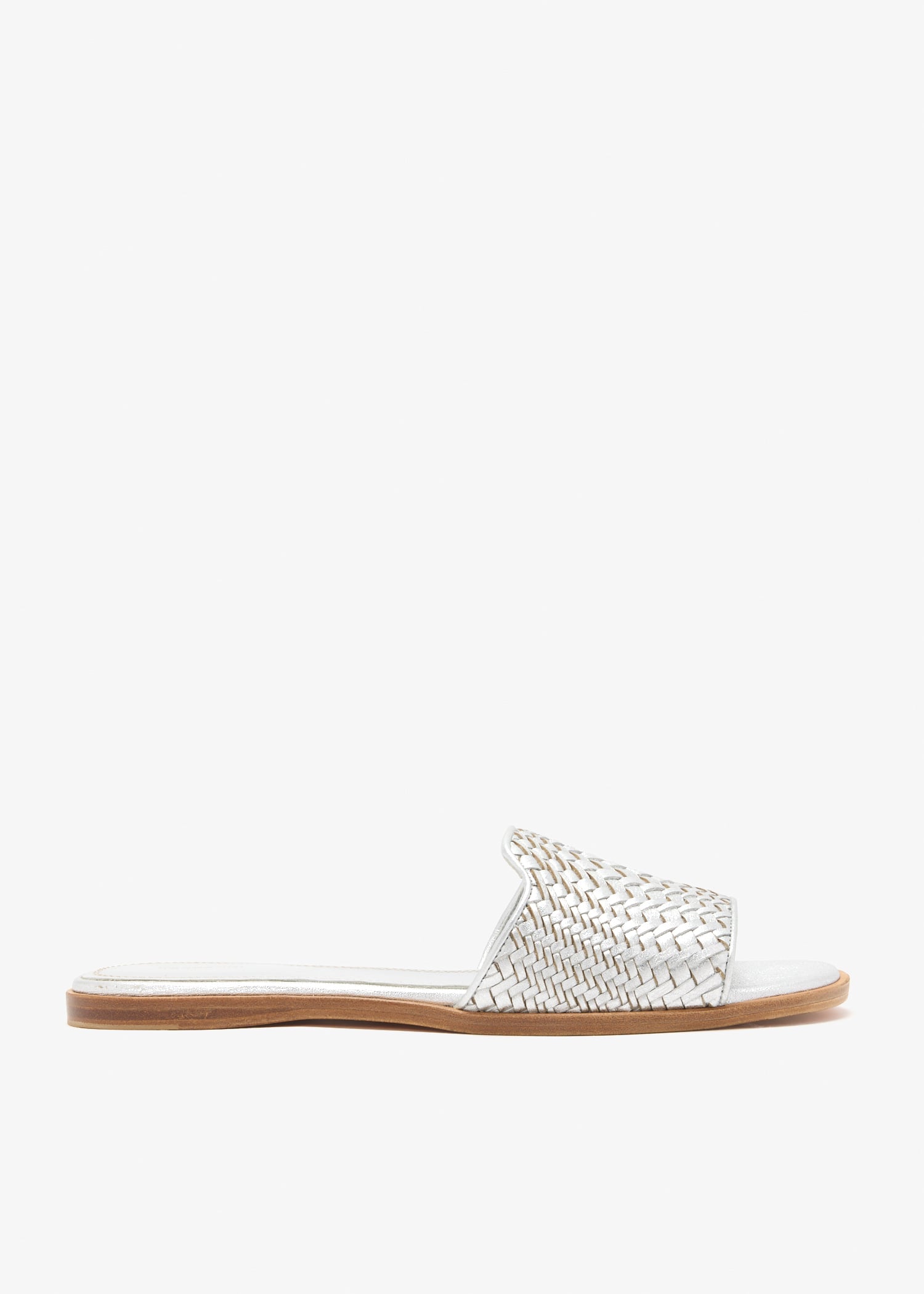

Solara woven sandals, Silver