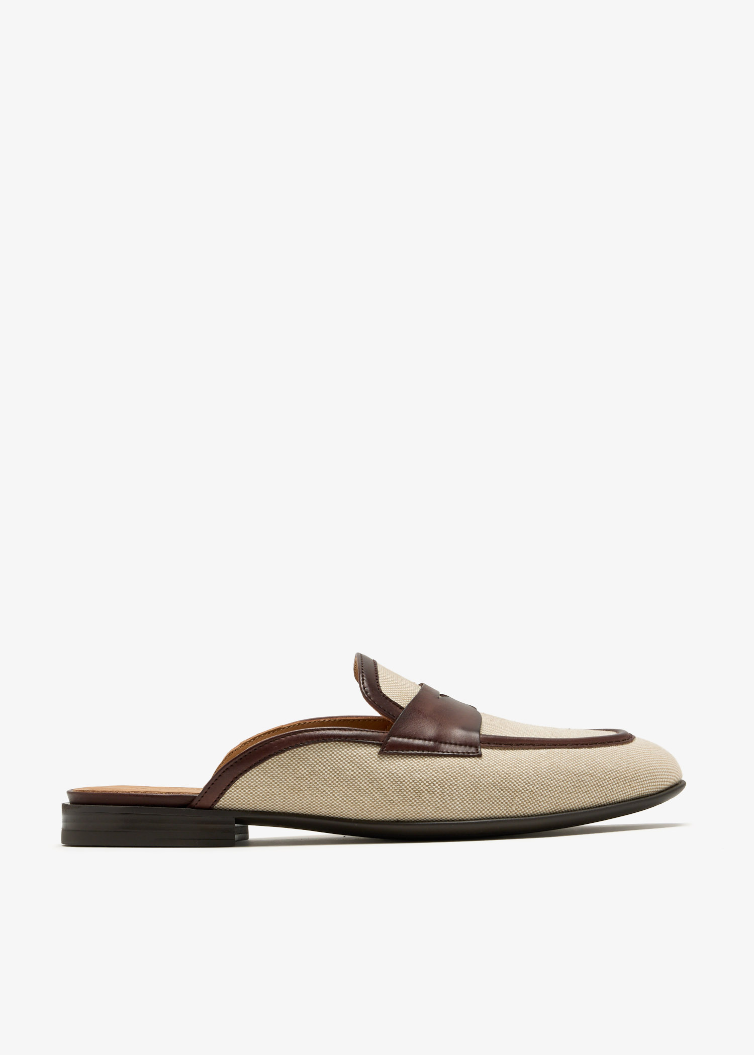 

Canvas slippers, Beige