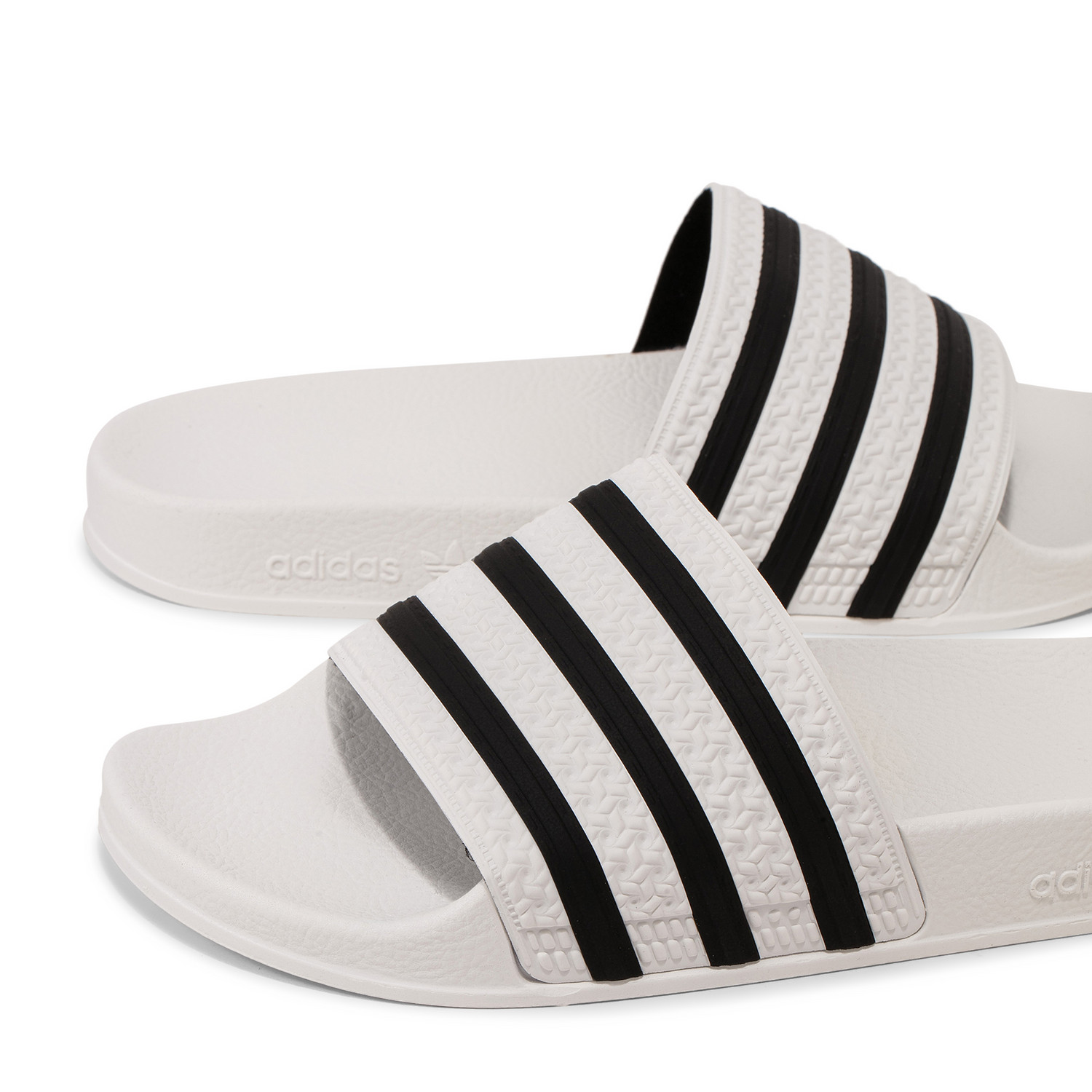 Adidas white adilette top