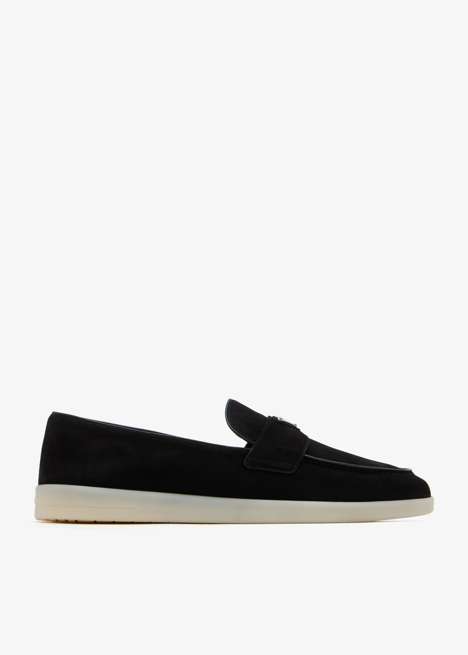 

Suede loafers, Black
