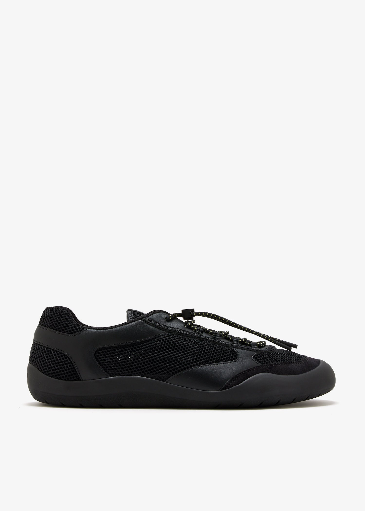 

Speedrock leather and mesh fabric sneakers, Black