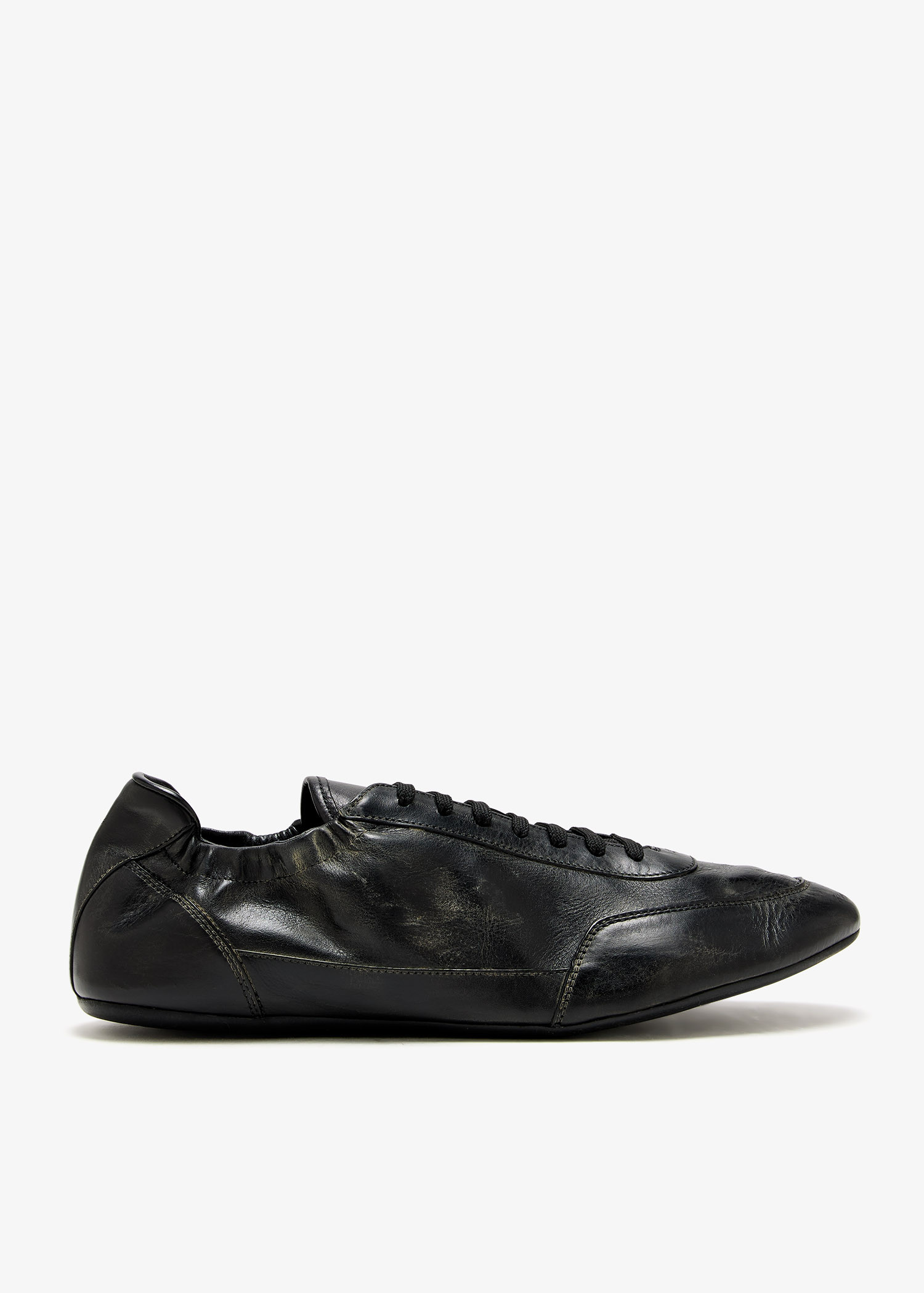 

Collapse leather sneakers, Black