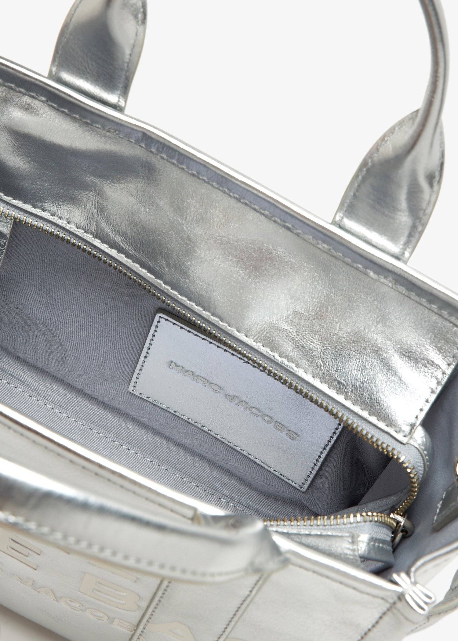Marc Jacobs The Metallic leather small tote bag for Women
