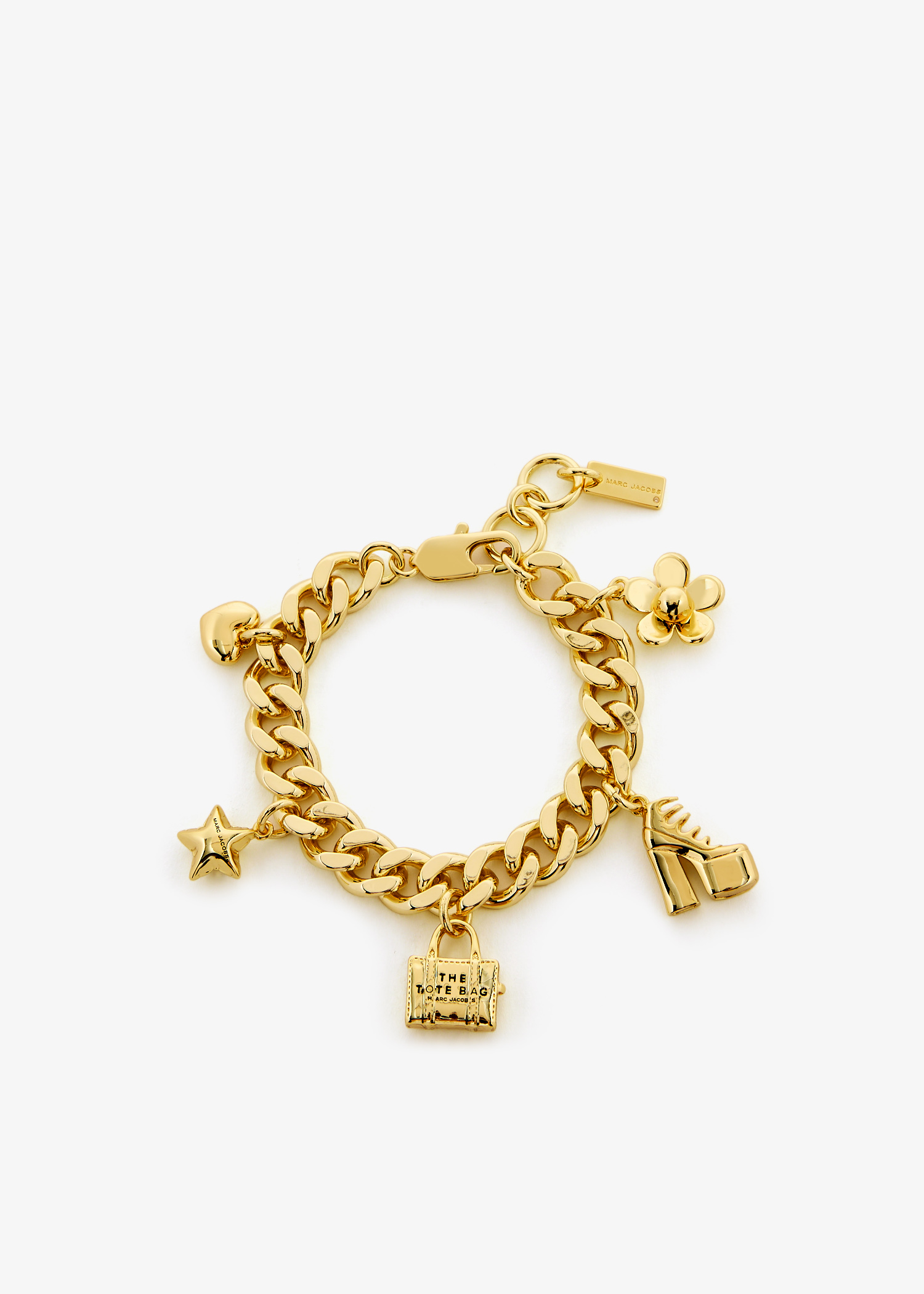 

Mini Icon charm bracelet, Gold
