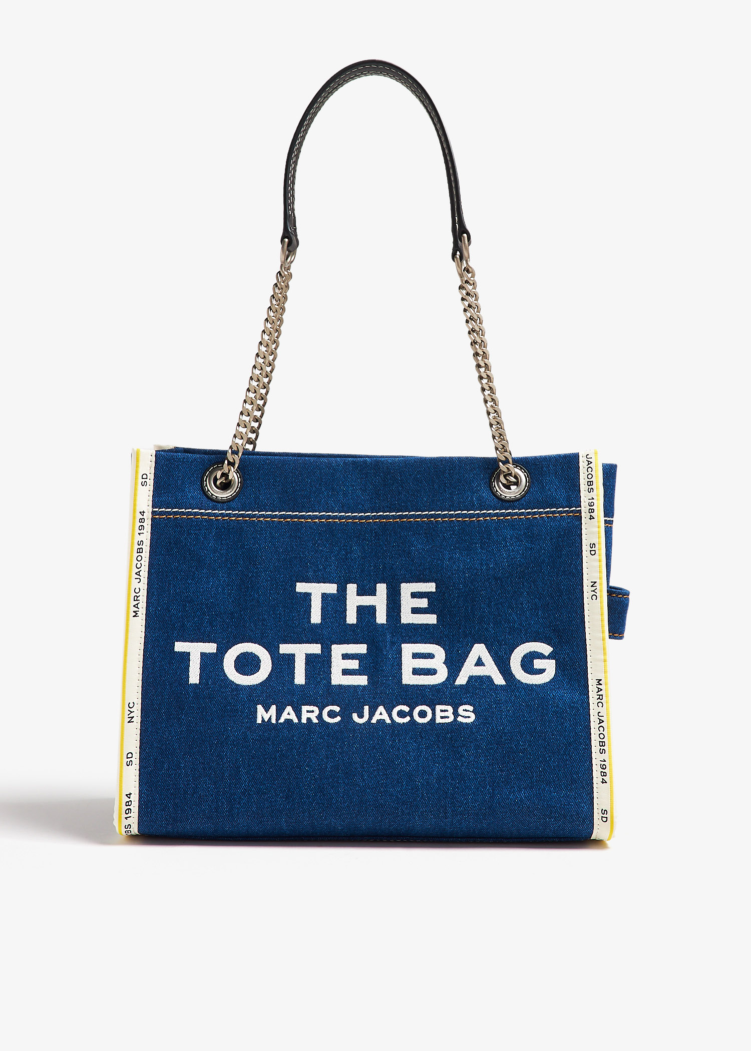 Marc Jacobs The Denim Chain medium tote bag for Women - Blue Marc Jacobs The Denim Chain medium tote bag for Women - Blue