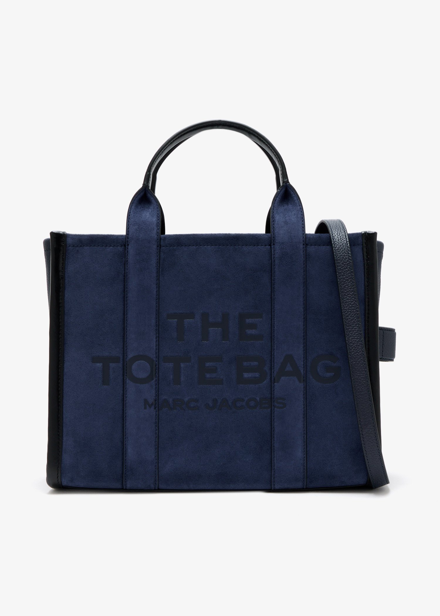

The Suede medium tote bag, Blue
