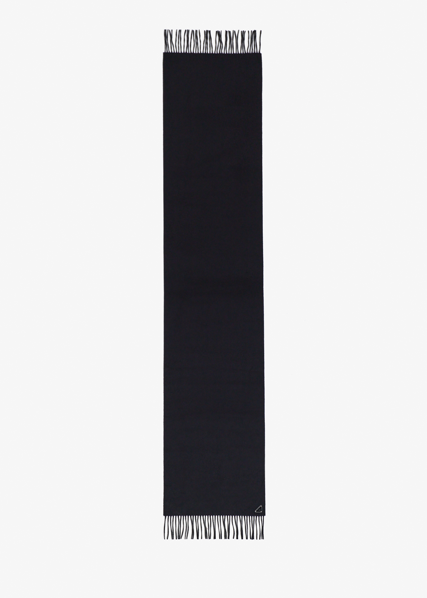 

Silk and cashmere scarf, Black