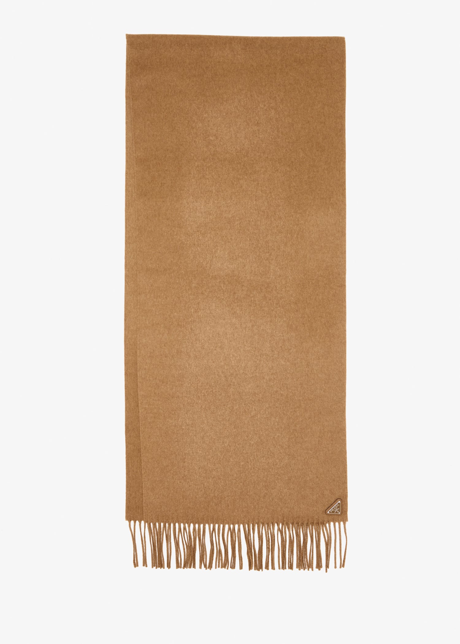 

Silk and cashmere scarf, Brown