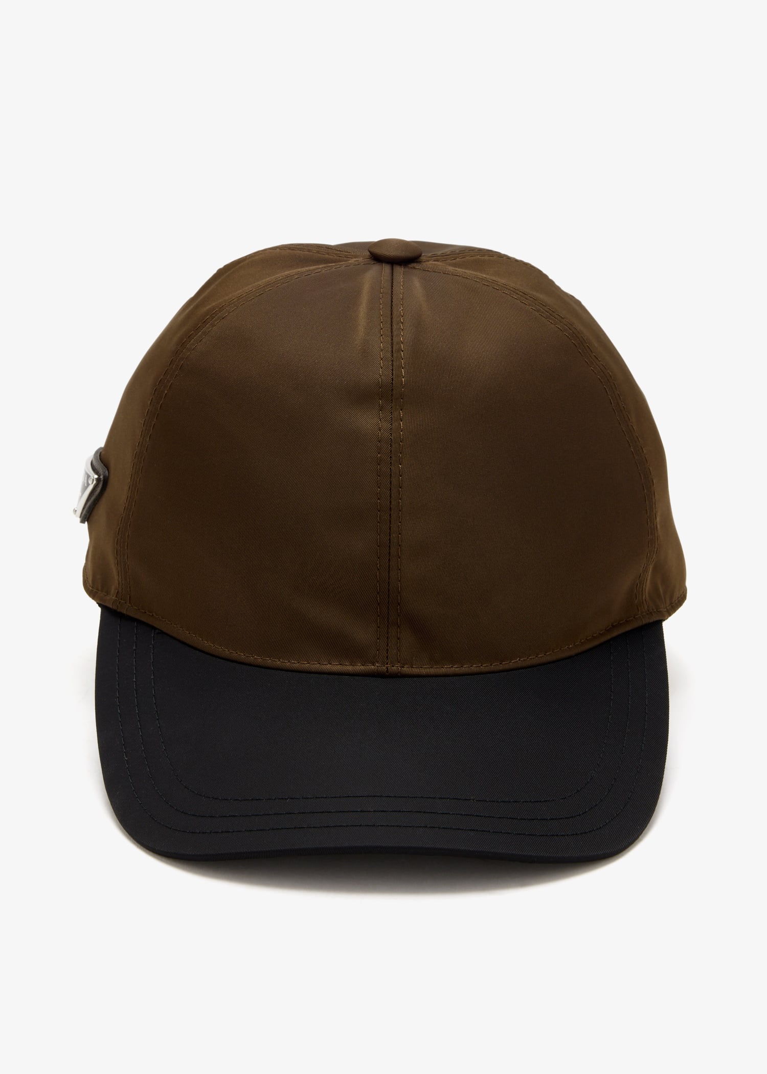 

Two-tone Re-Nylon baseball cap, Brown