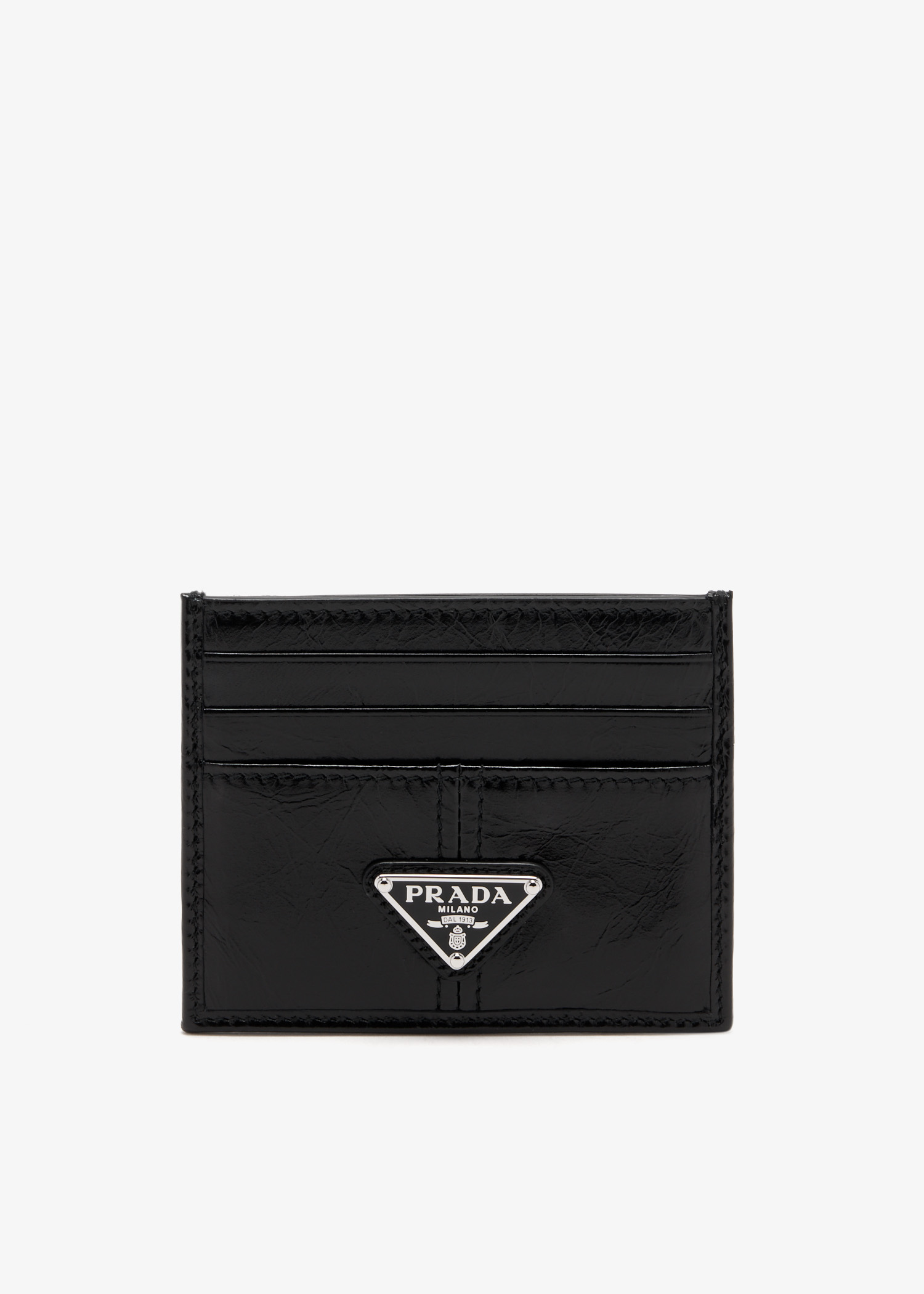 

Leather card holder, Black