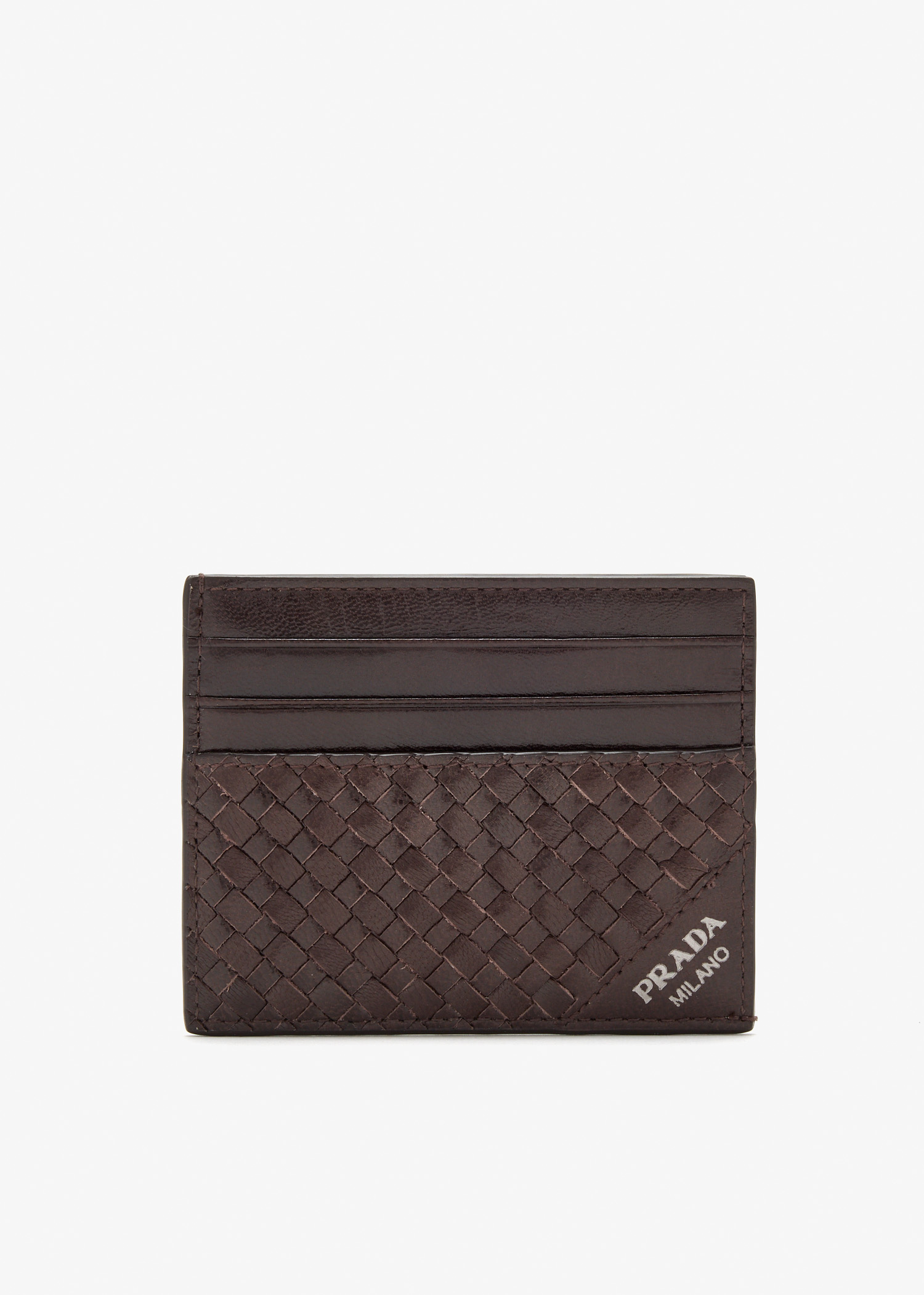 

Leather card holder, Brown