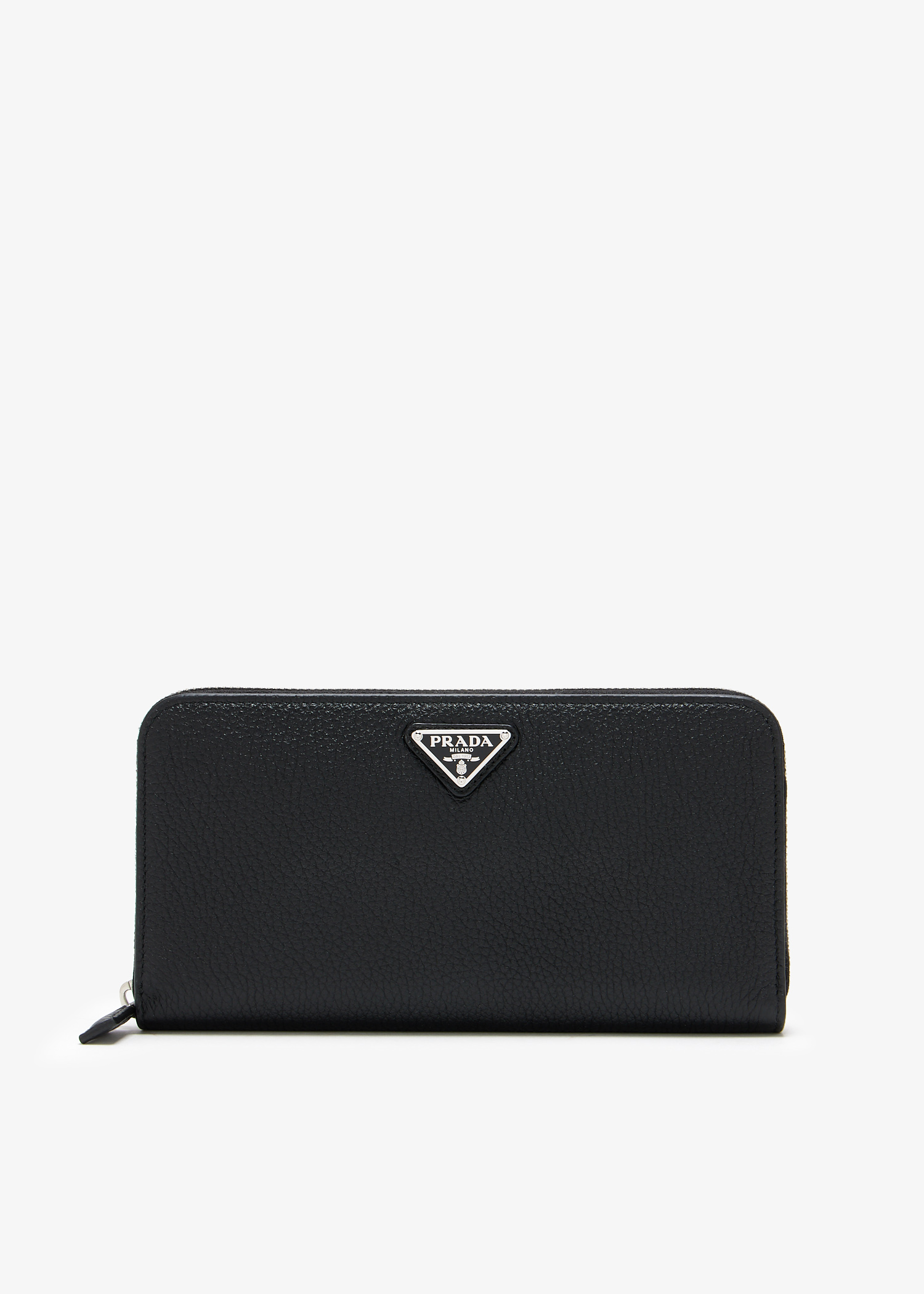 

Saffiano leather wallet, Black