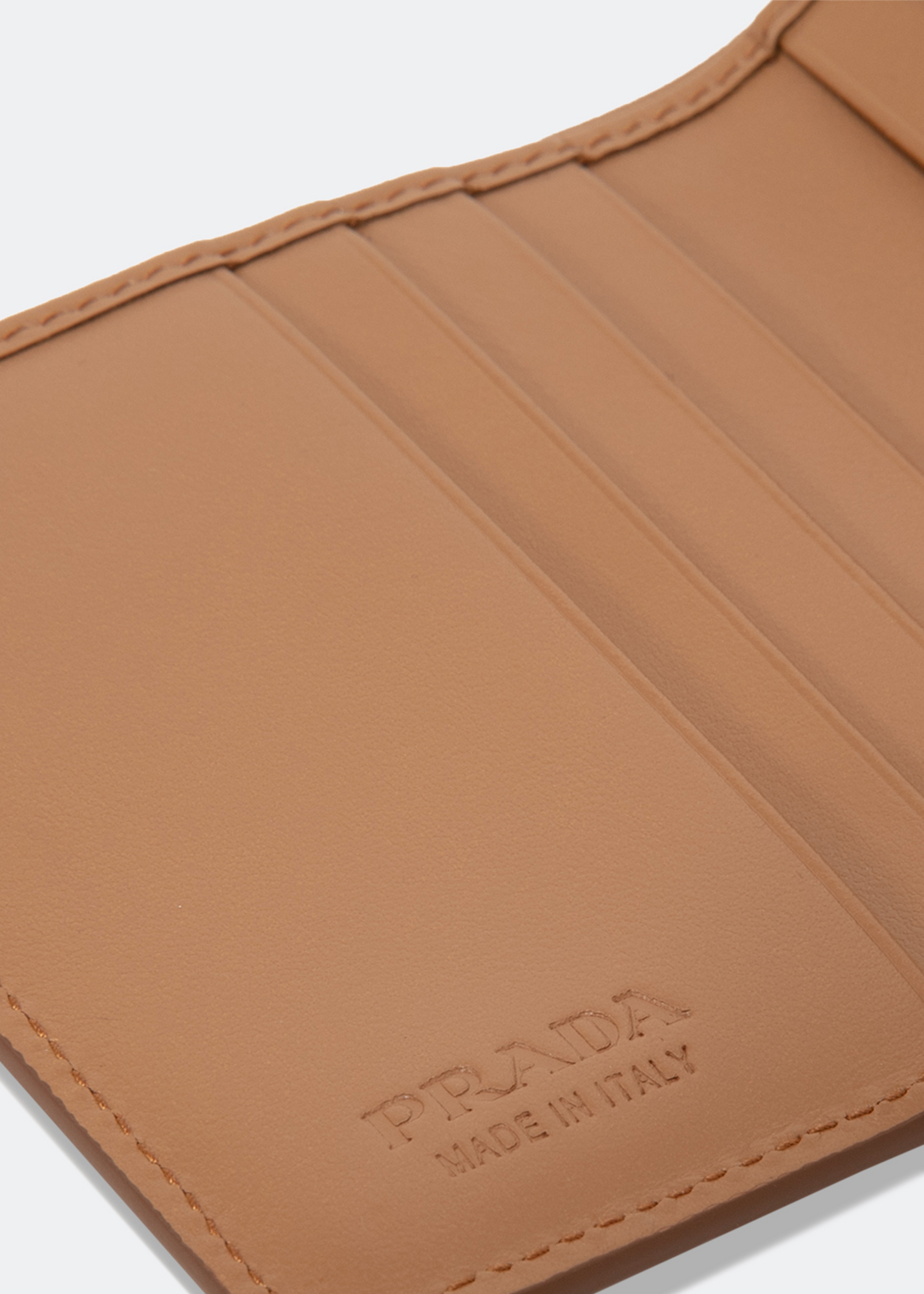 

Ostrich leather wallet, Brown