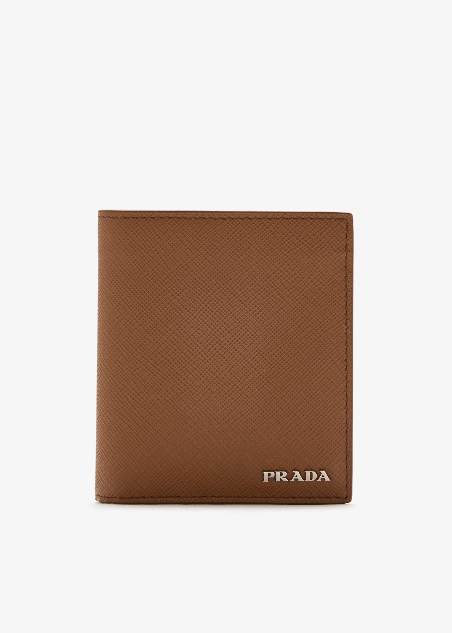 

Saffiano leather wallet, Brown
