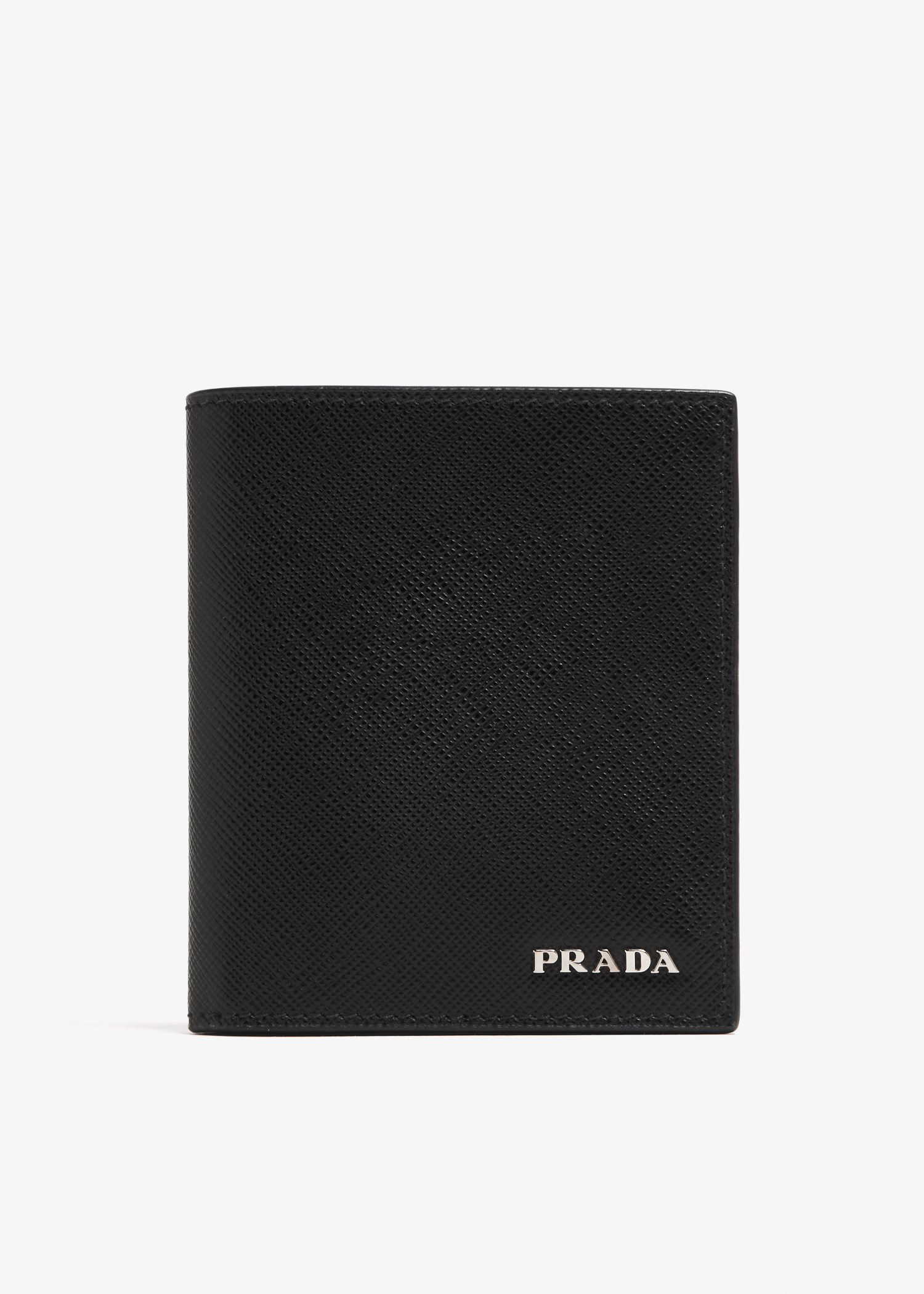 

Saffiano leather wallet, Black