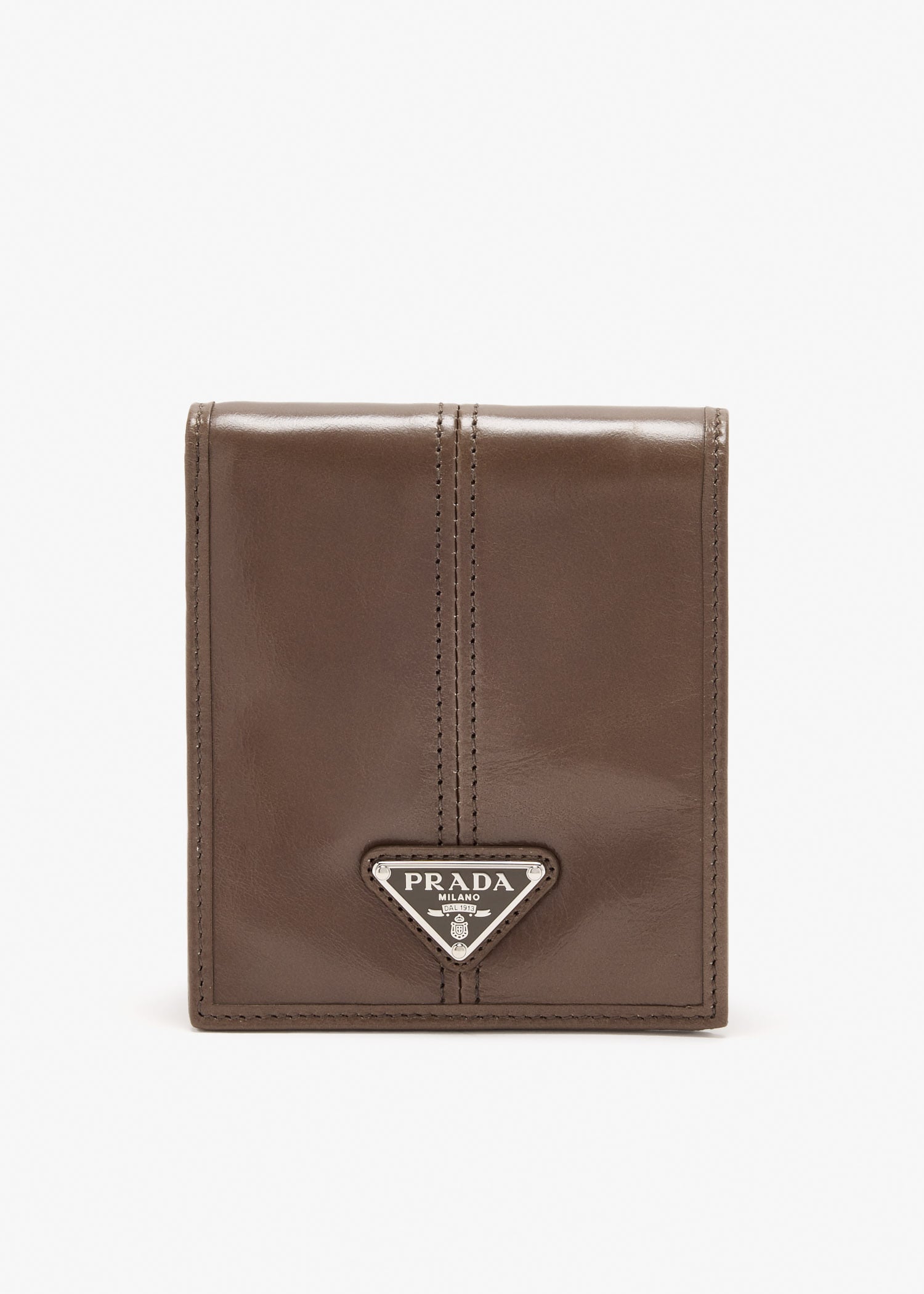 

Leather wallet, Taupe