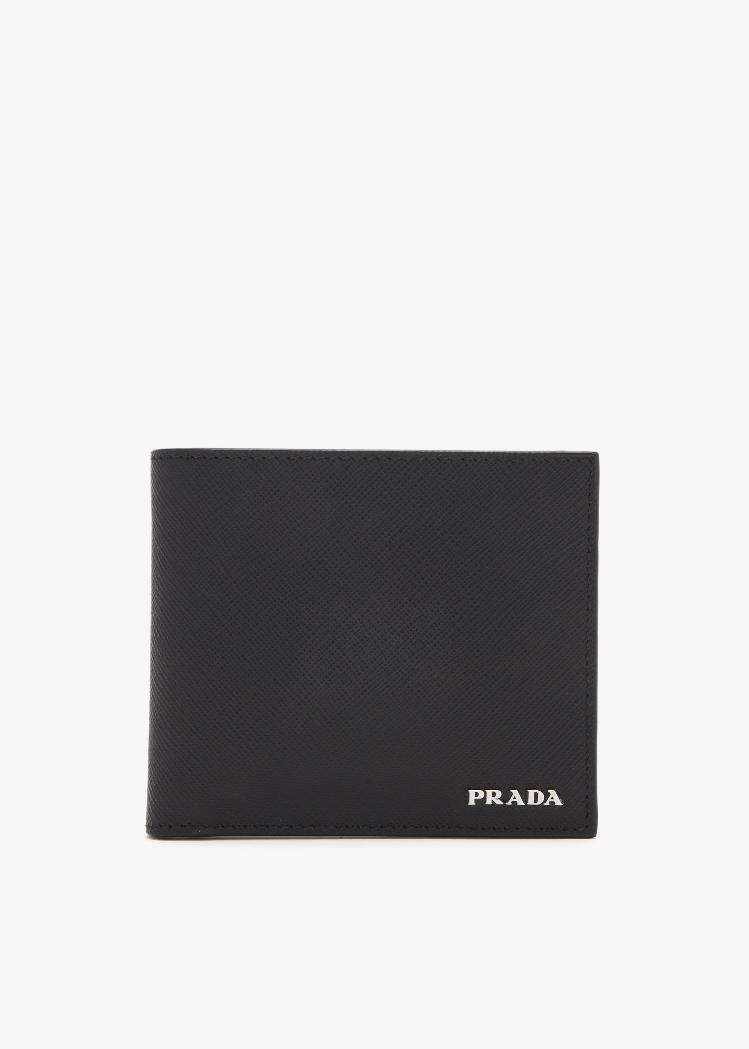 

Saffiano leather wallet, Black