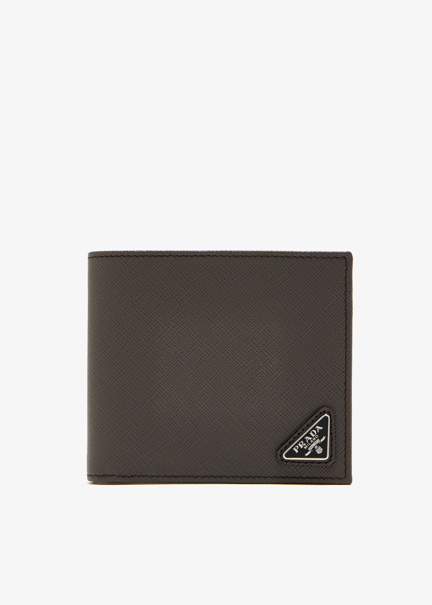 

Saffiano leather wallet, Grey
