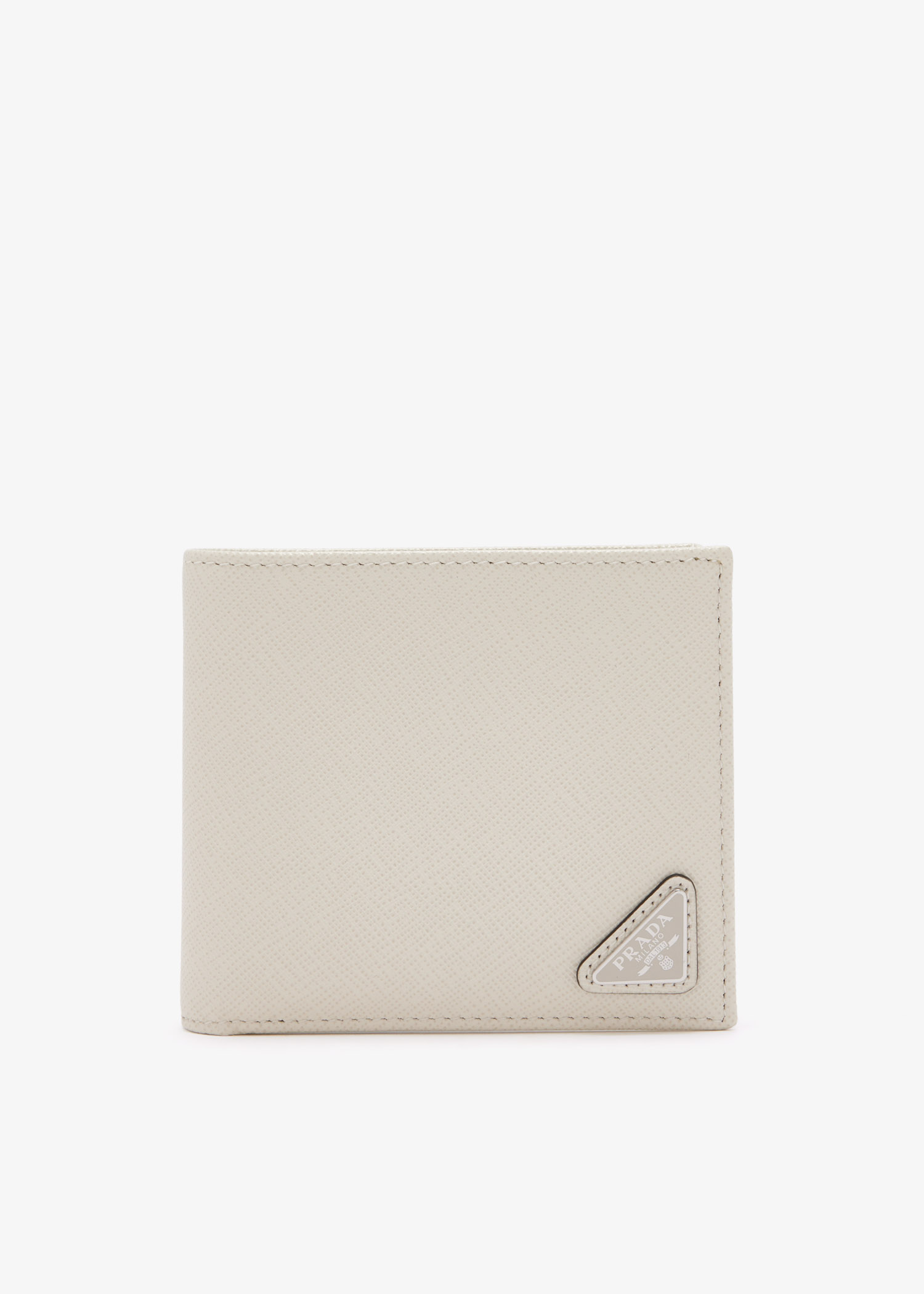 

Saffiano leather wallet, Cream