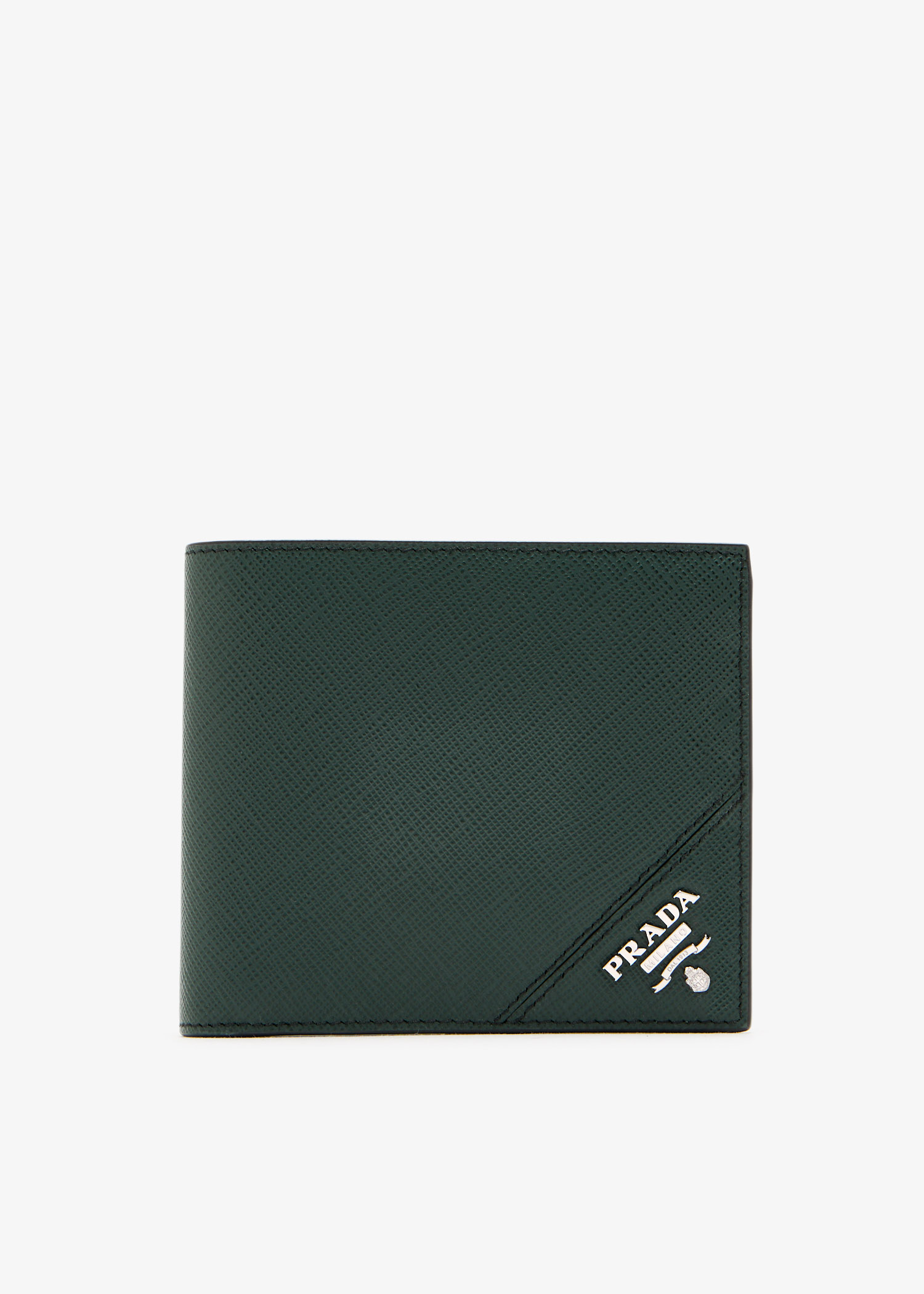 

Saffiano leather wallet, Green