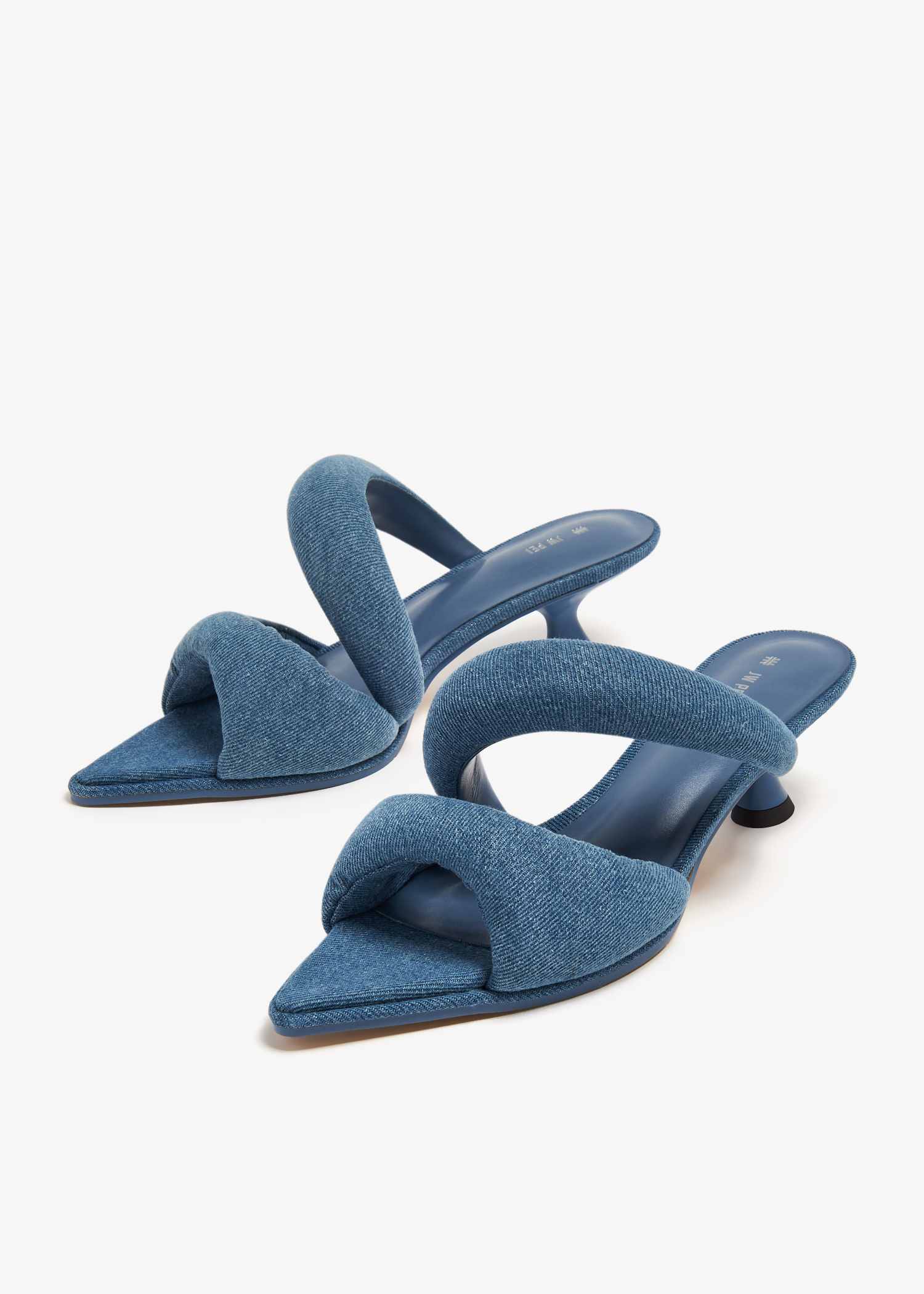 Mules blue on sale