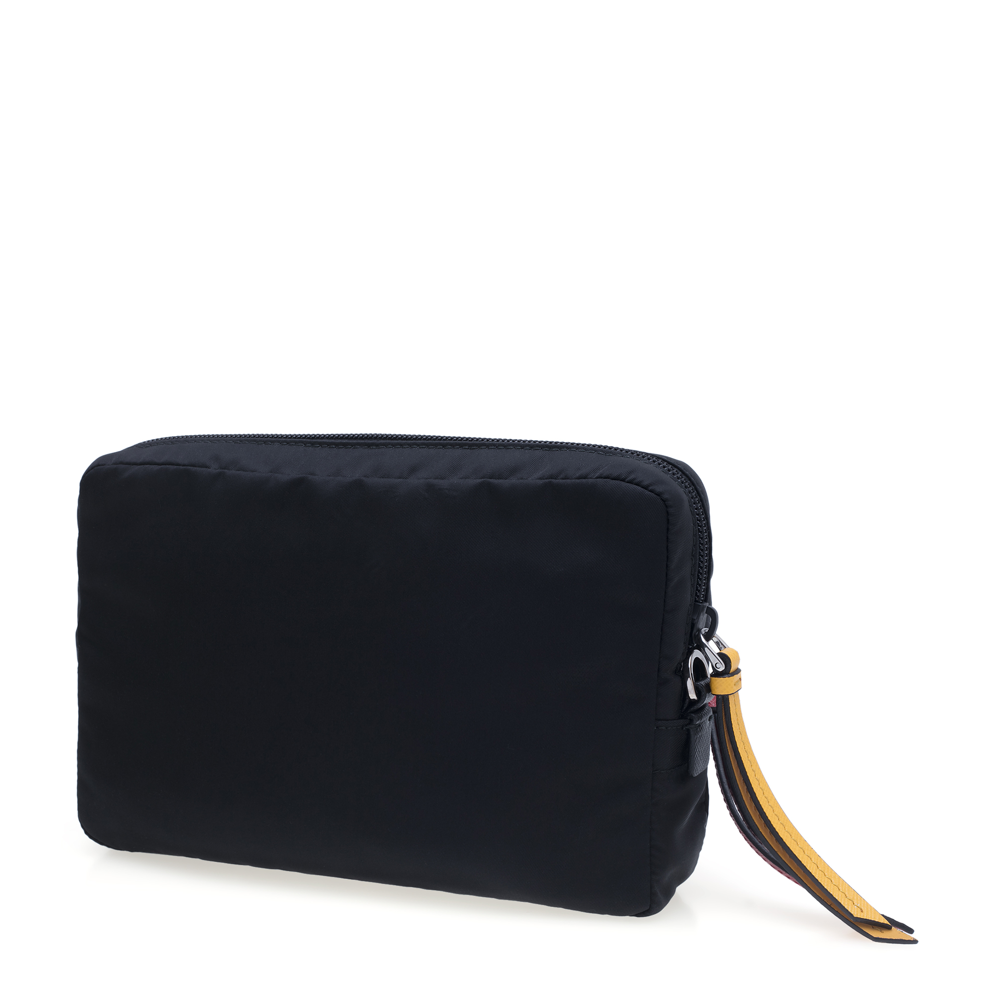 

Printed nylon pouch, Beige