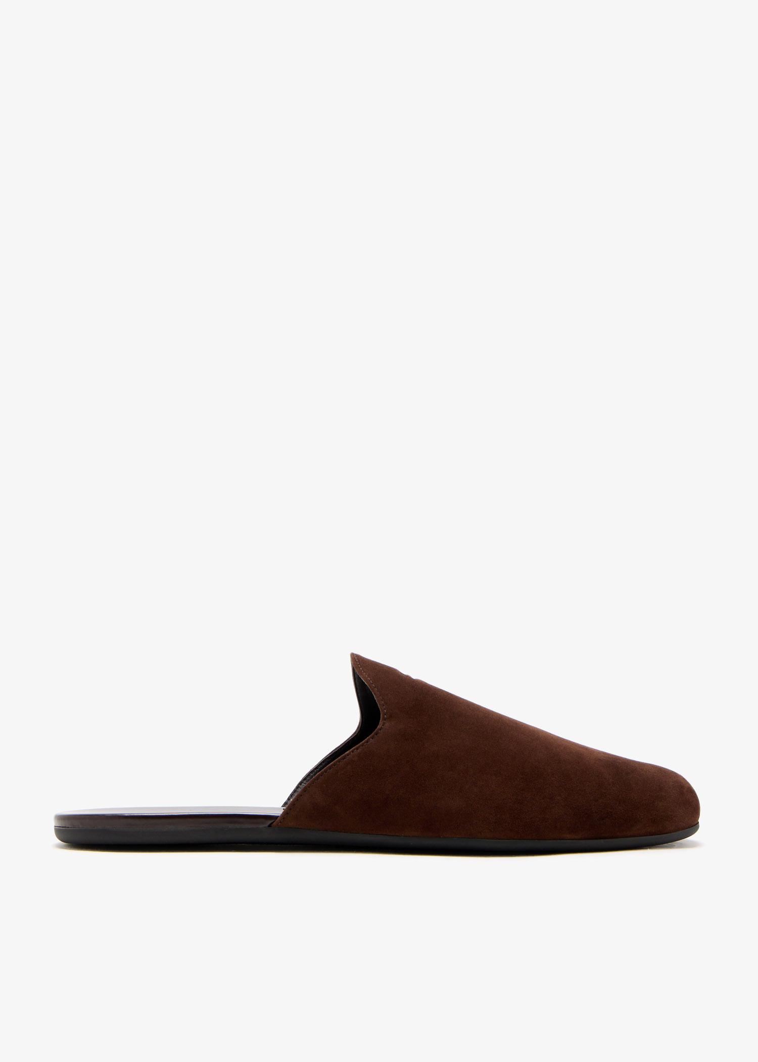

Suede slippers, Brown
