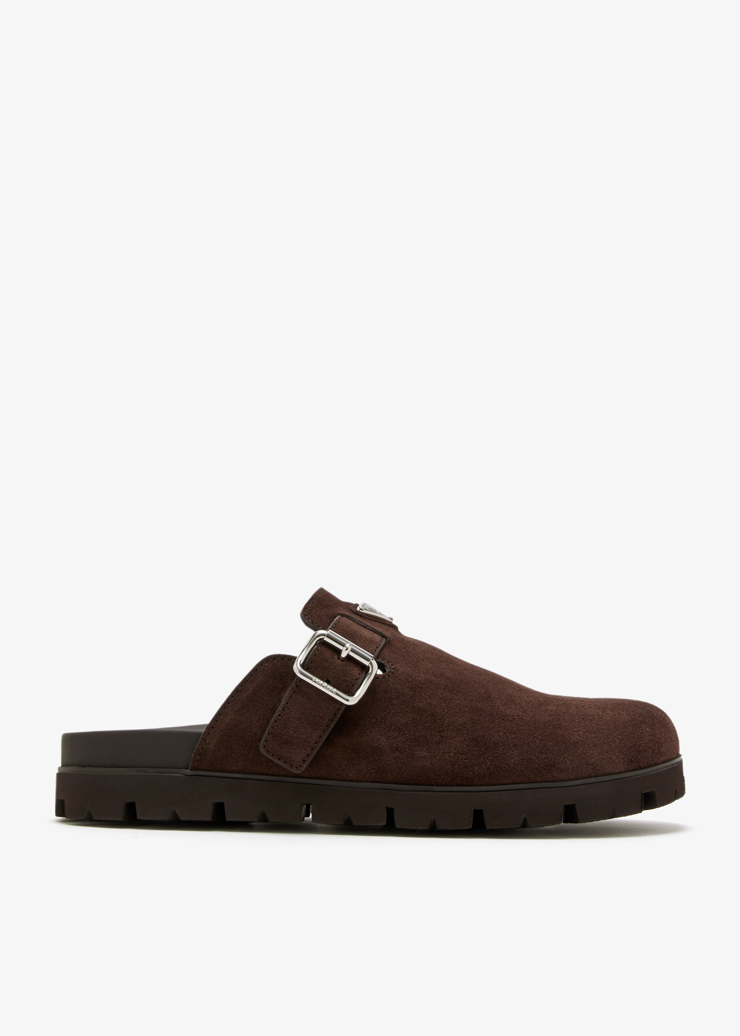 

Suede mules, Brown
