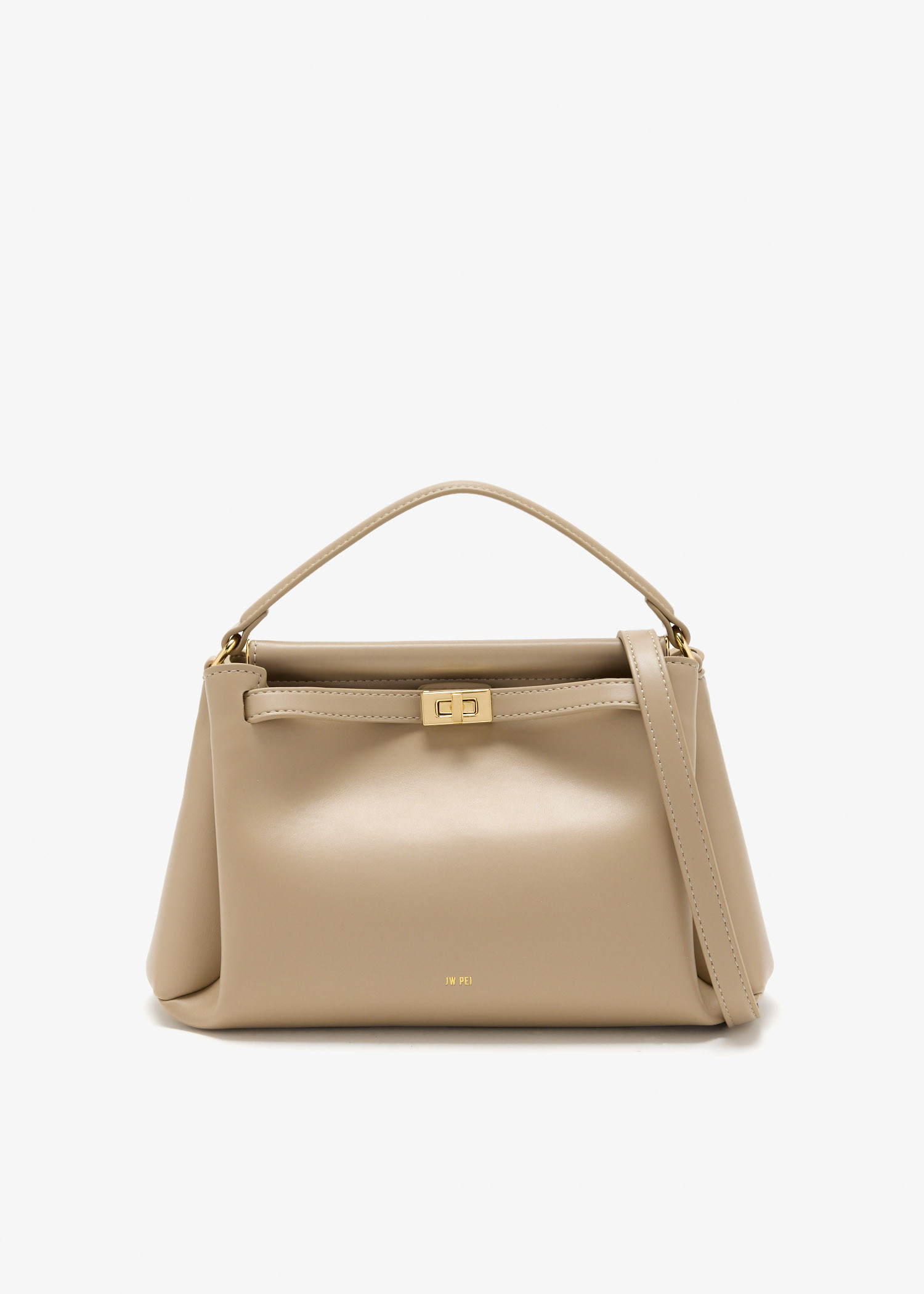 

Carmen top handle bag, Beige