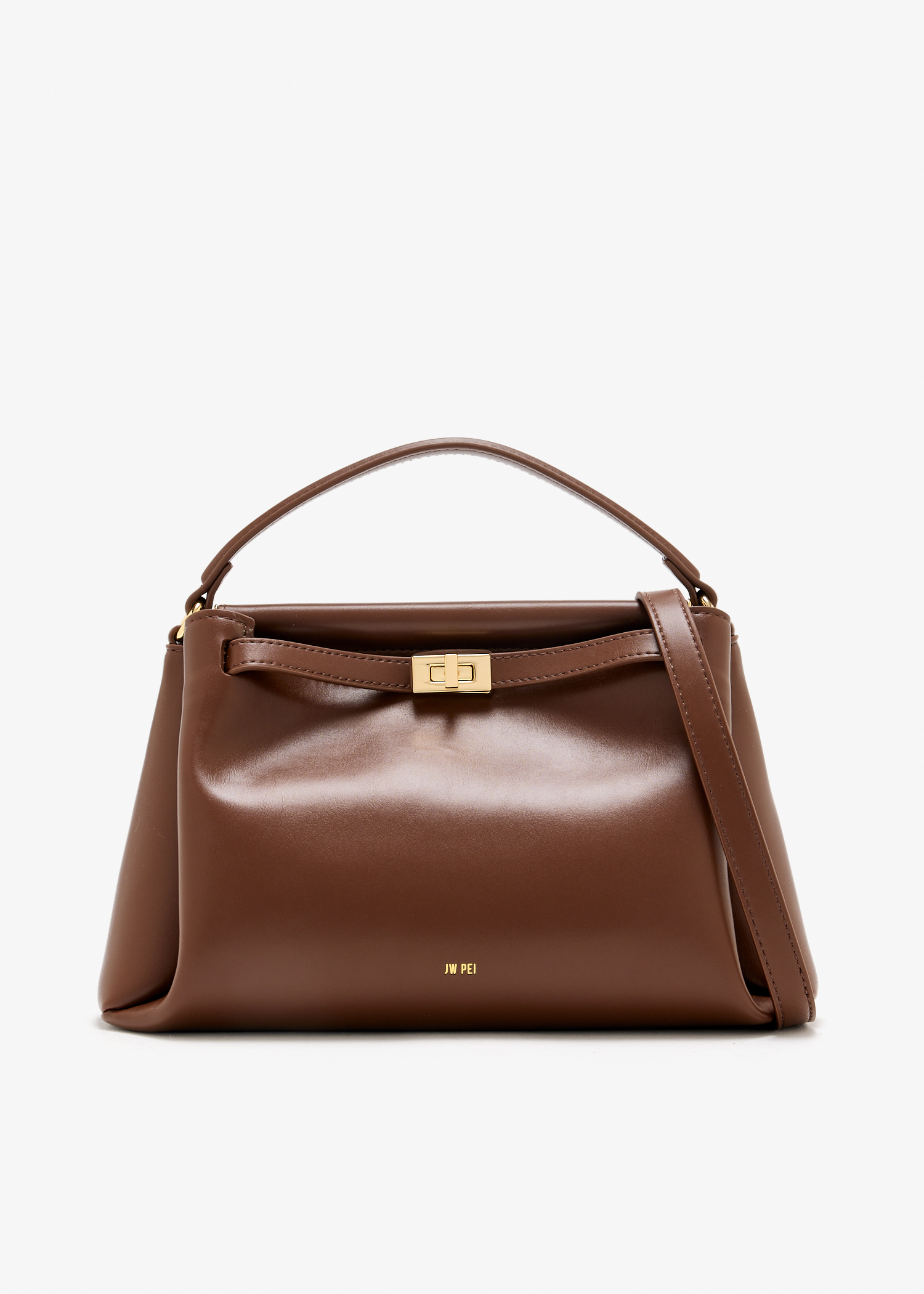 

Carmen top-handle bag, Brown