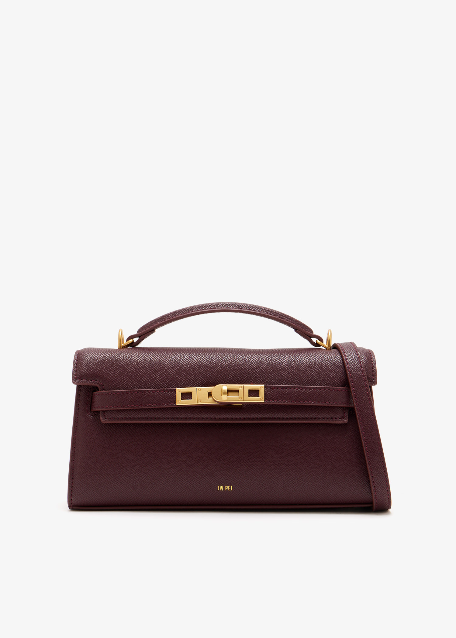 

Noor top handle bag, Burgundy